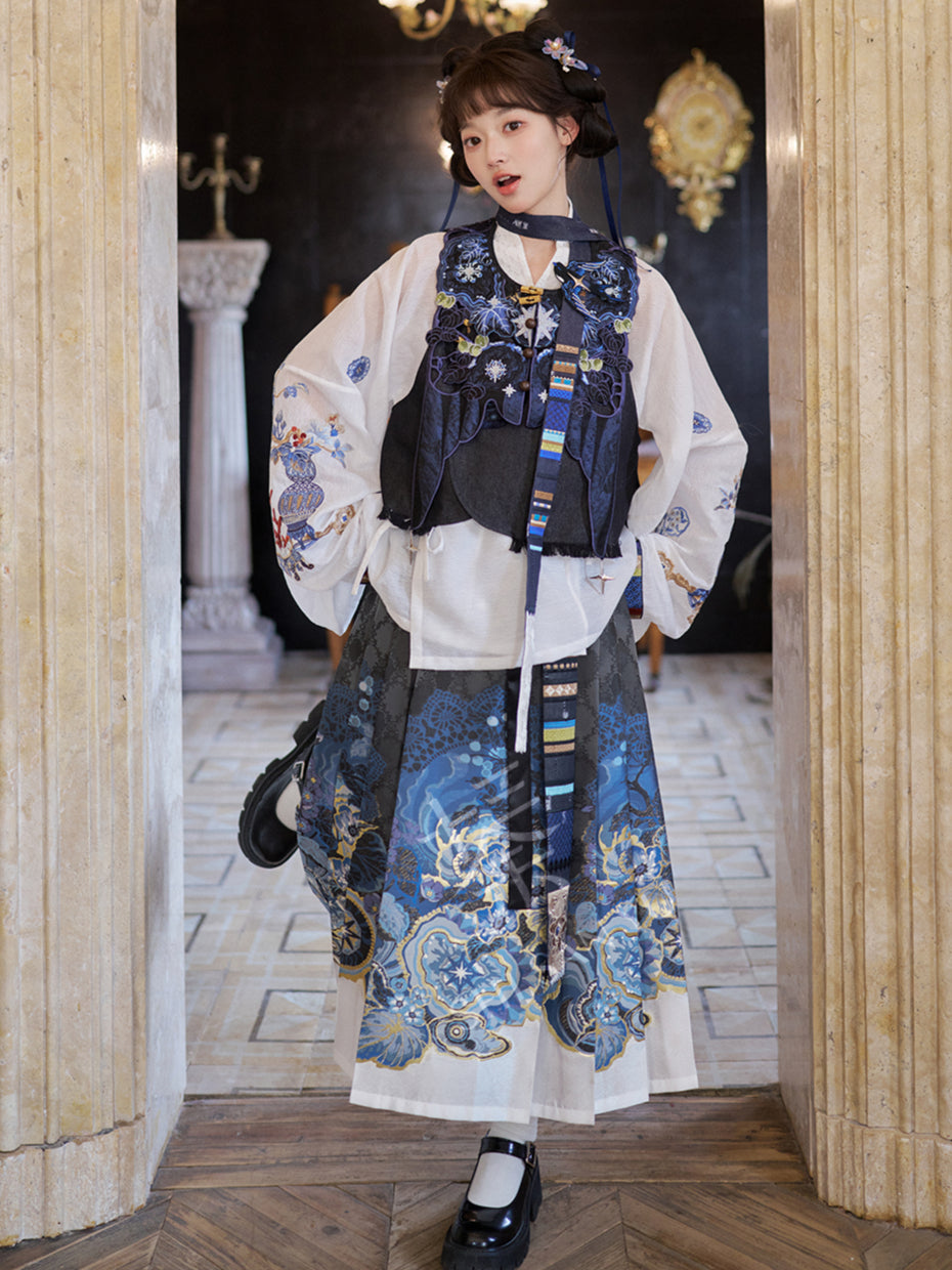 "文星长明" CELESTIAL MOTIF LAYERED MING DYNASTY HANFU SET