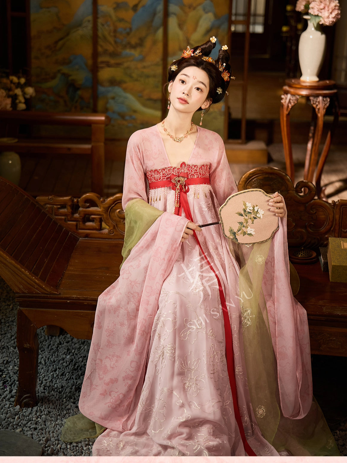 NIGHTFALL BLOOM MODERN HANFU