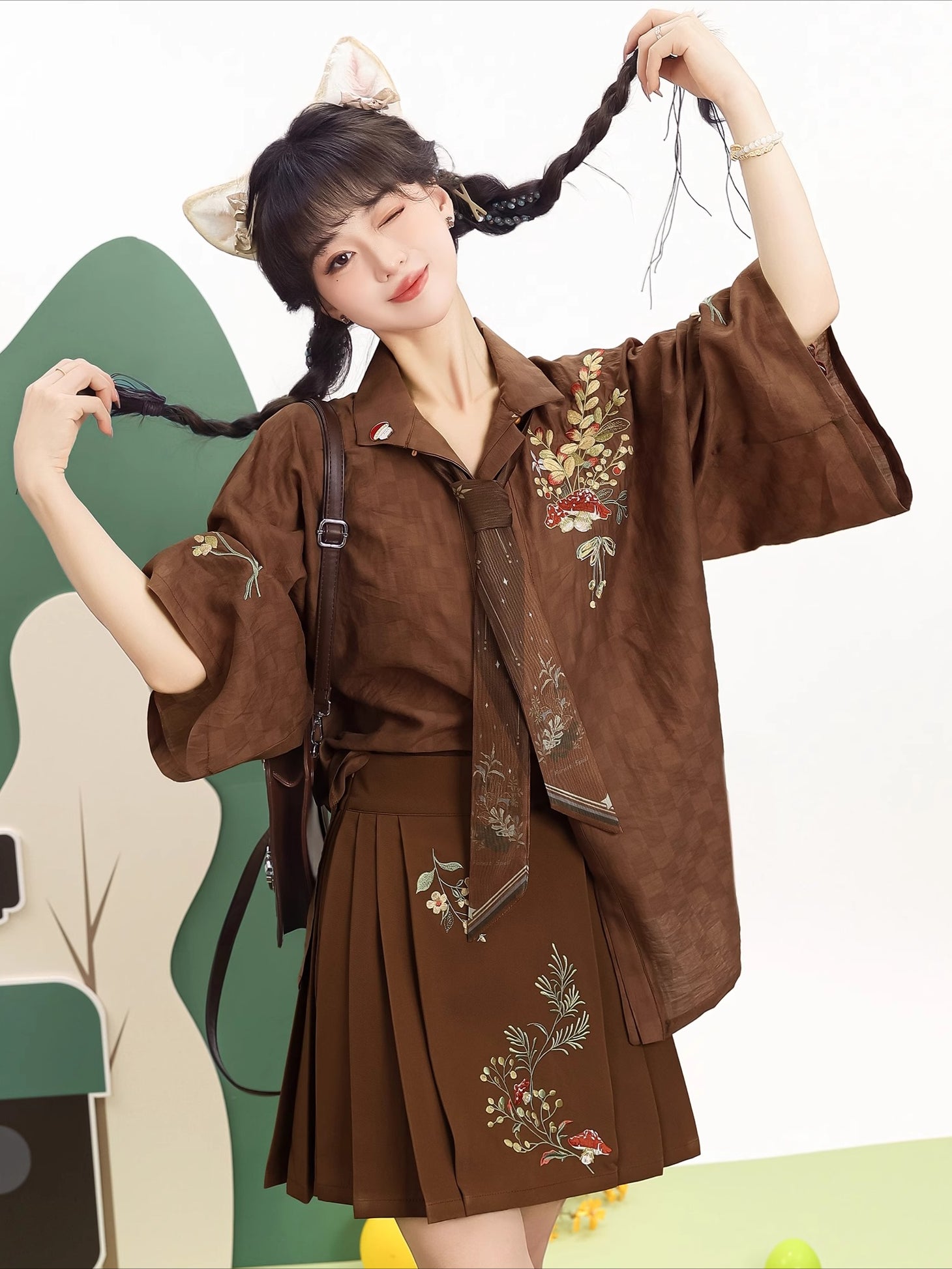 FUNGI BLESSINGS MODERN HANFU