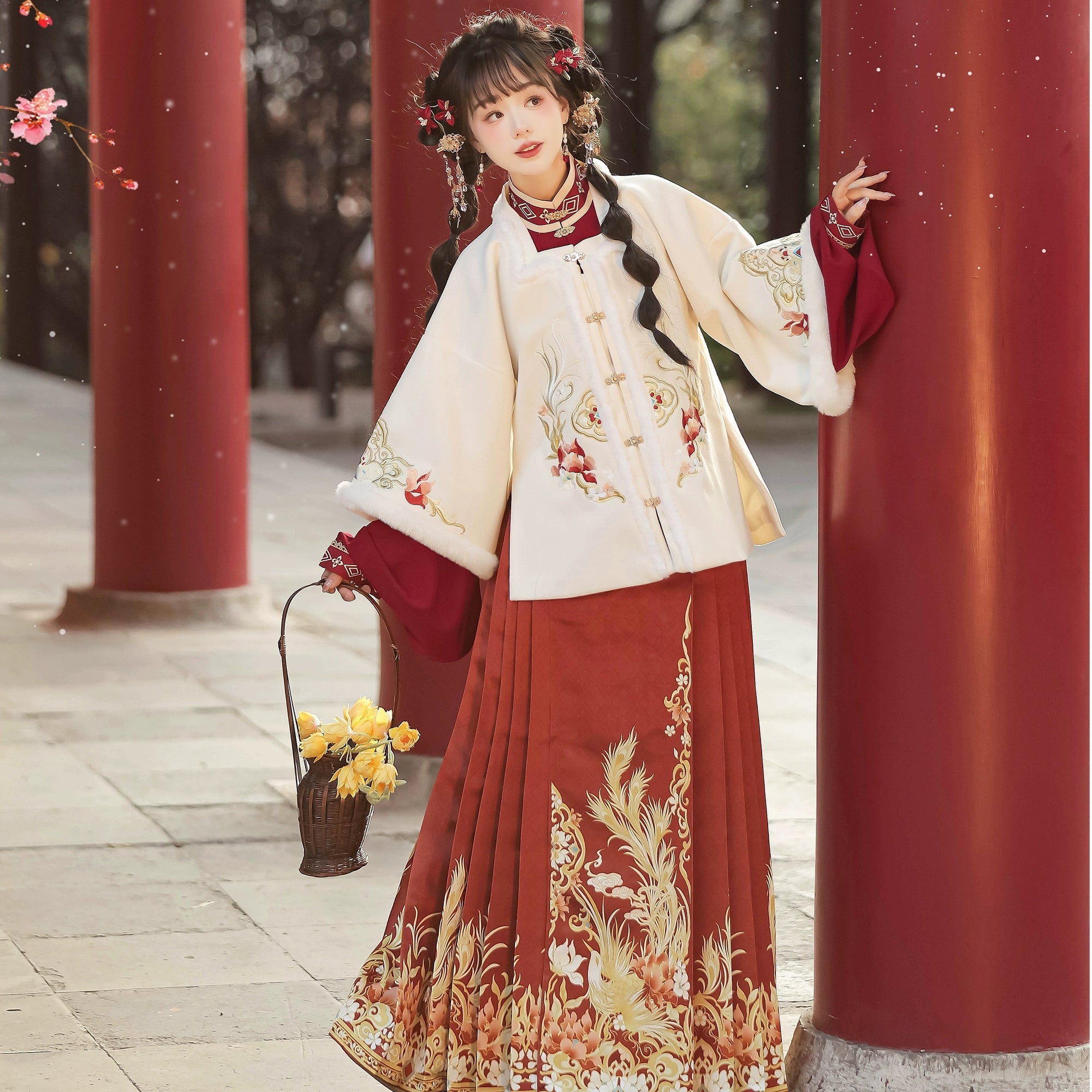 (Final Sale)"岁岁年年"Ming- Dynasty Hanfu Set