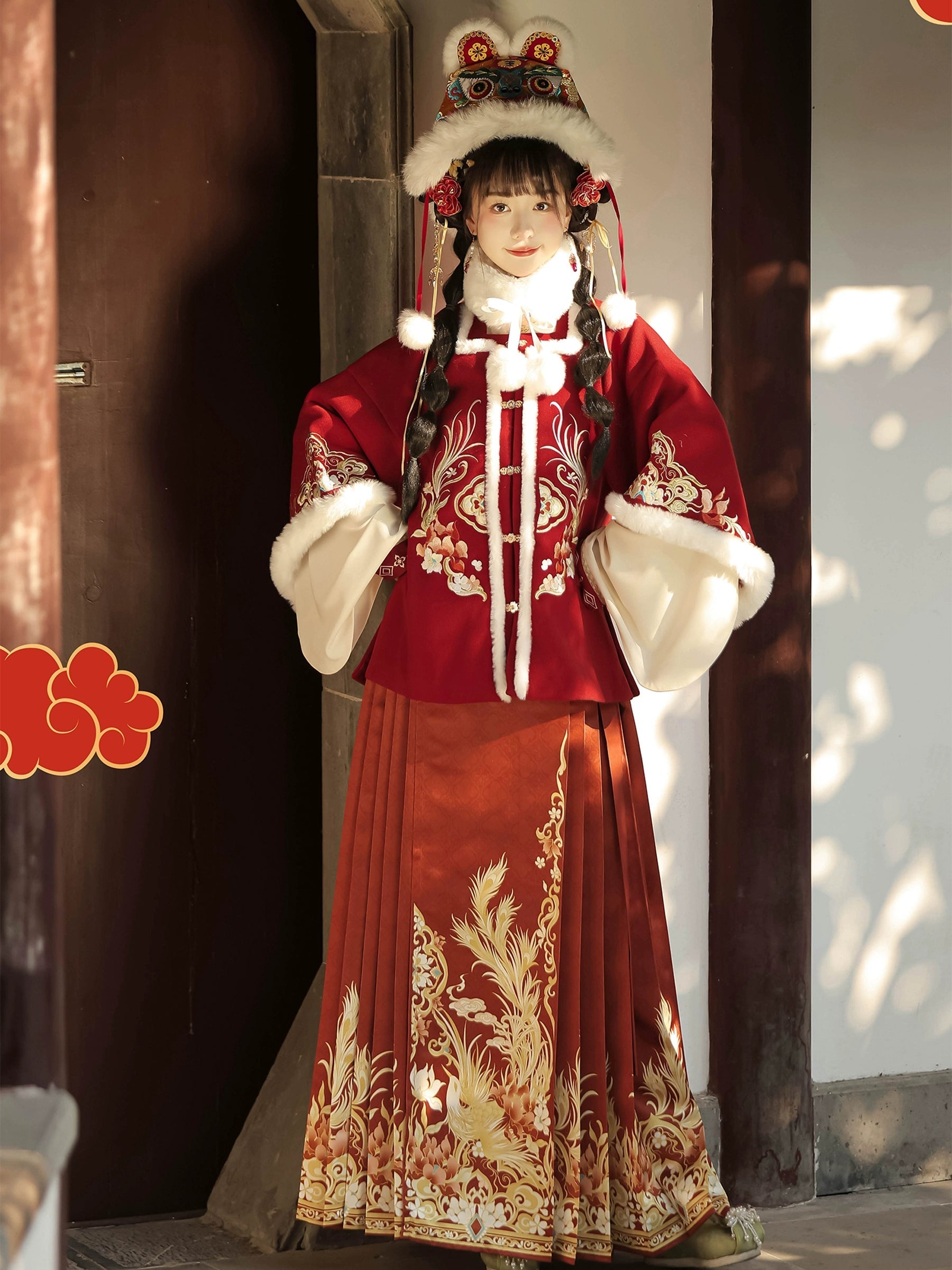 (Final Sale)"岁岁年年"Ming- Dynasty Hanfu Set