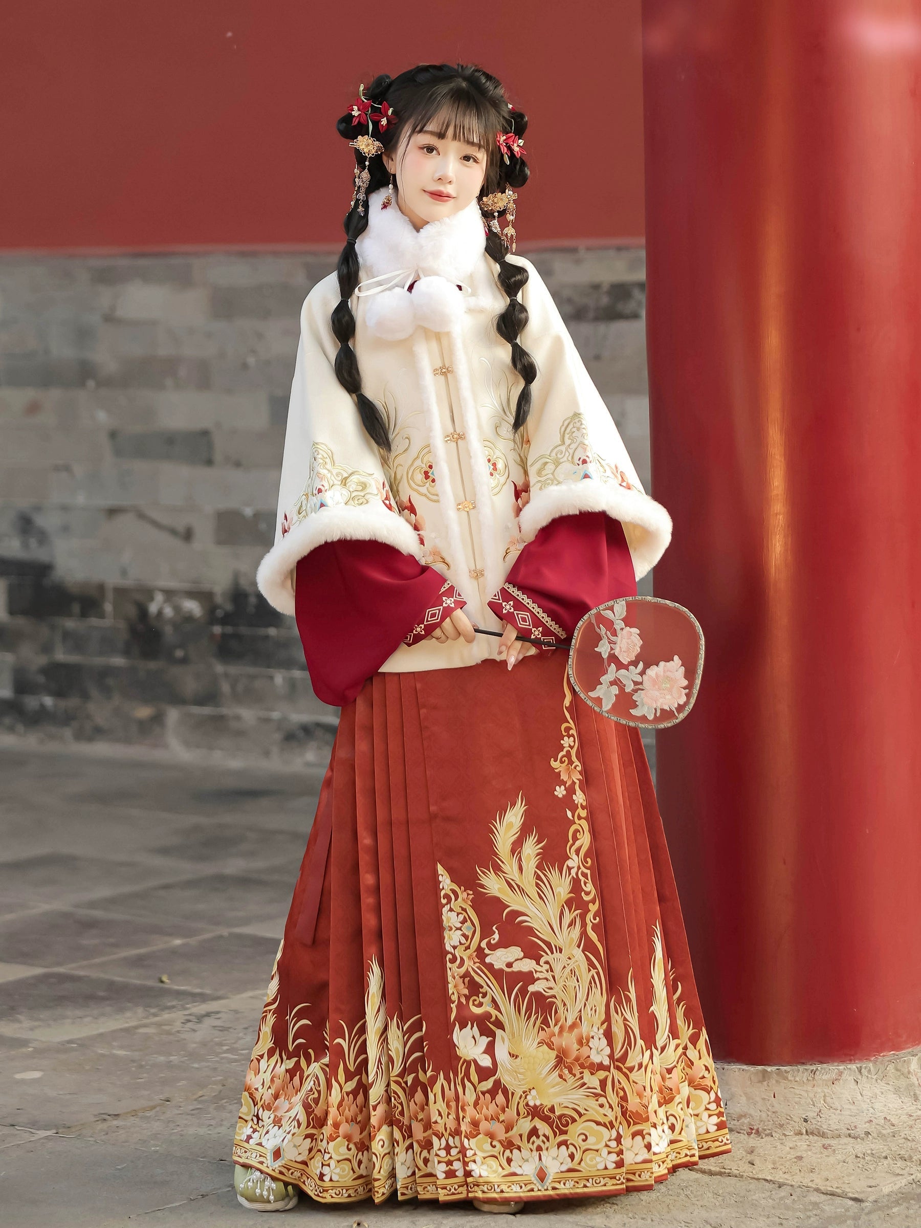 (Final Sale)"岁岁年年"Ming- Dynasty Hanfu Set