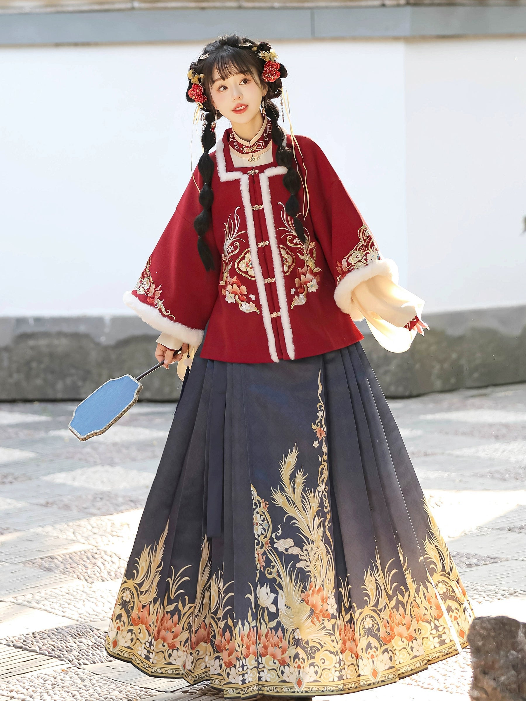 (Final Sale)"岁岁年年"Ming- Dynasty Hanfu Set