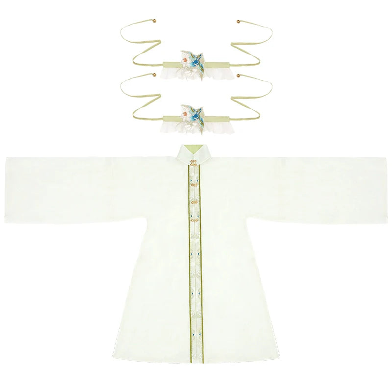 (Final Sale) "青鸟还川" Modern-style Hanfu Set