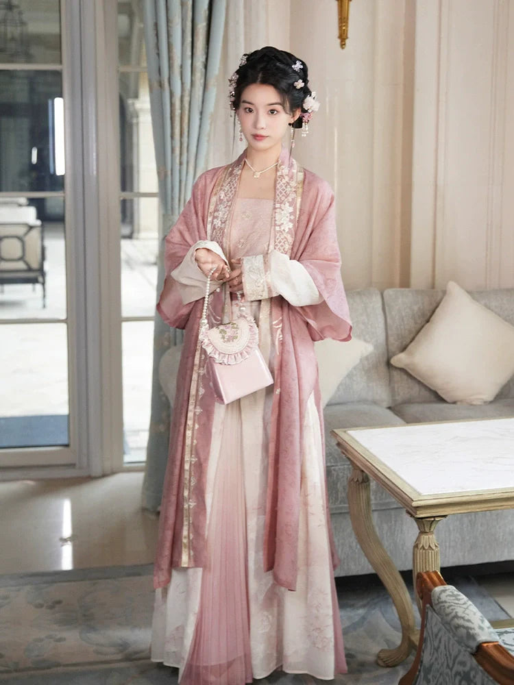 (Final Sale) "梅卿" Modern-style Hanfu Set