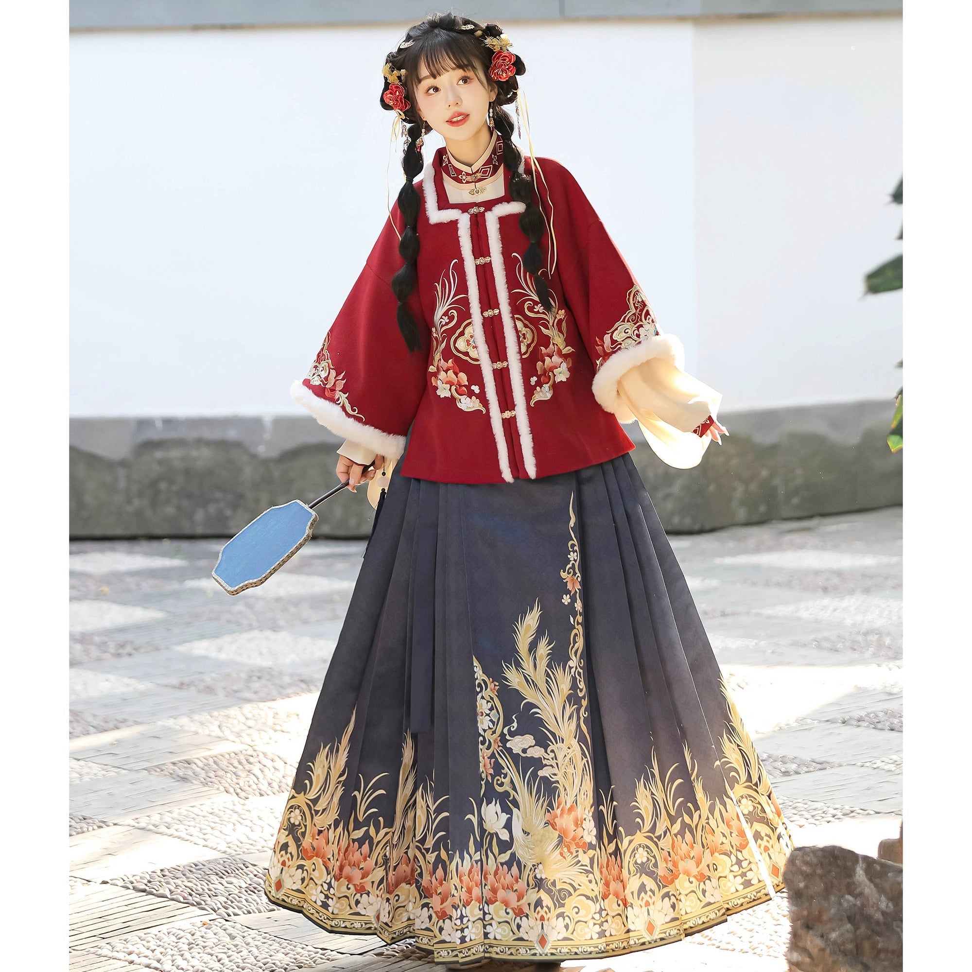 (Final Sale)"岁岁年年"Ming- Dynasty Hanfu Set