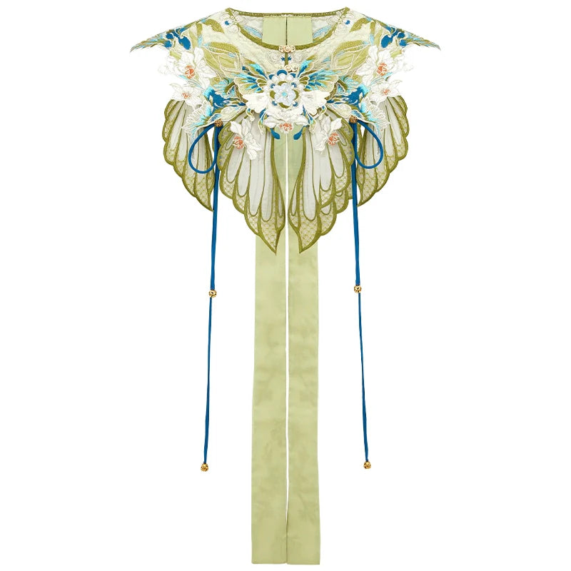 (Final Sale) "青鸟还川" Modern-style Hanfu Set