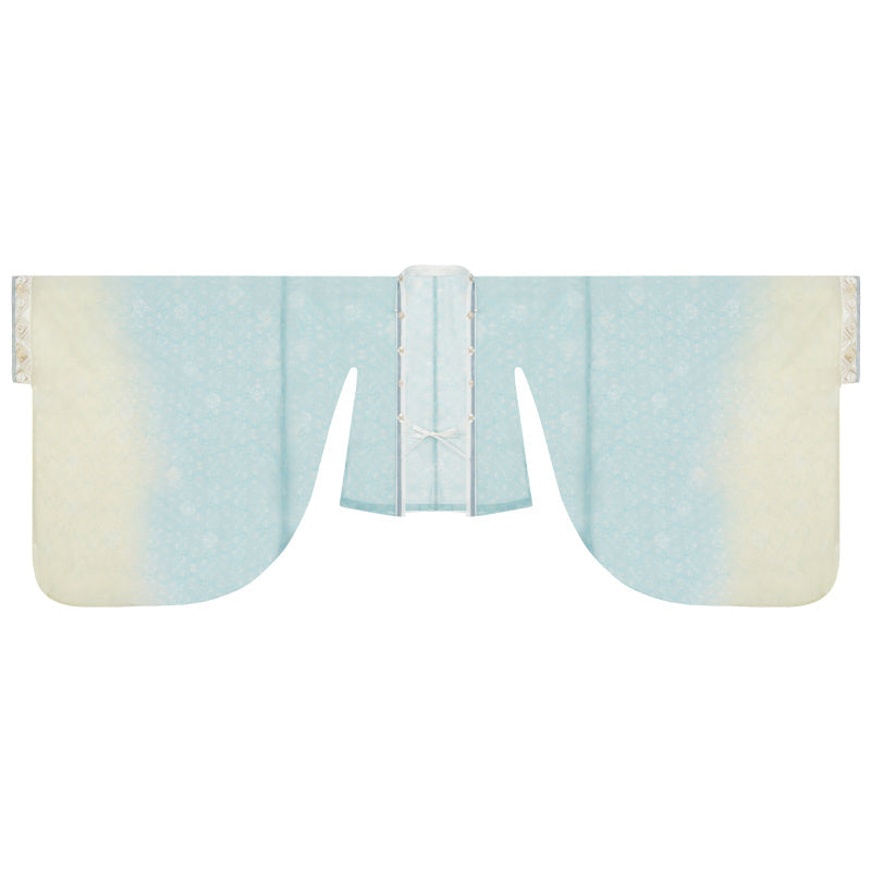 "渥丹重峦" Gradient Printed Tang-dynasty Hanfu