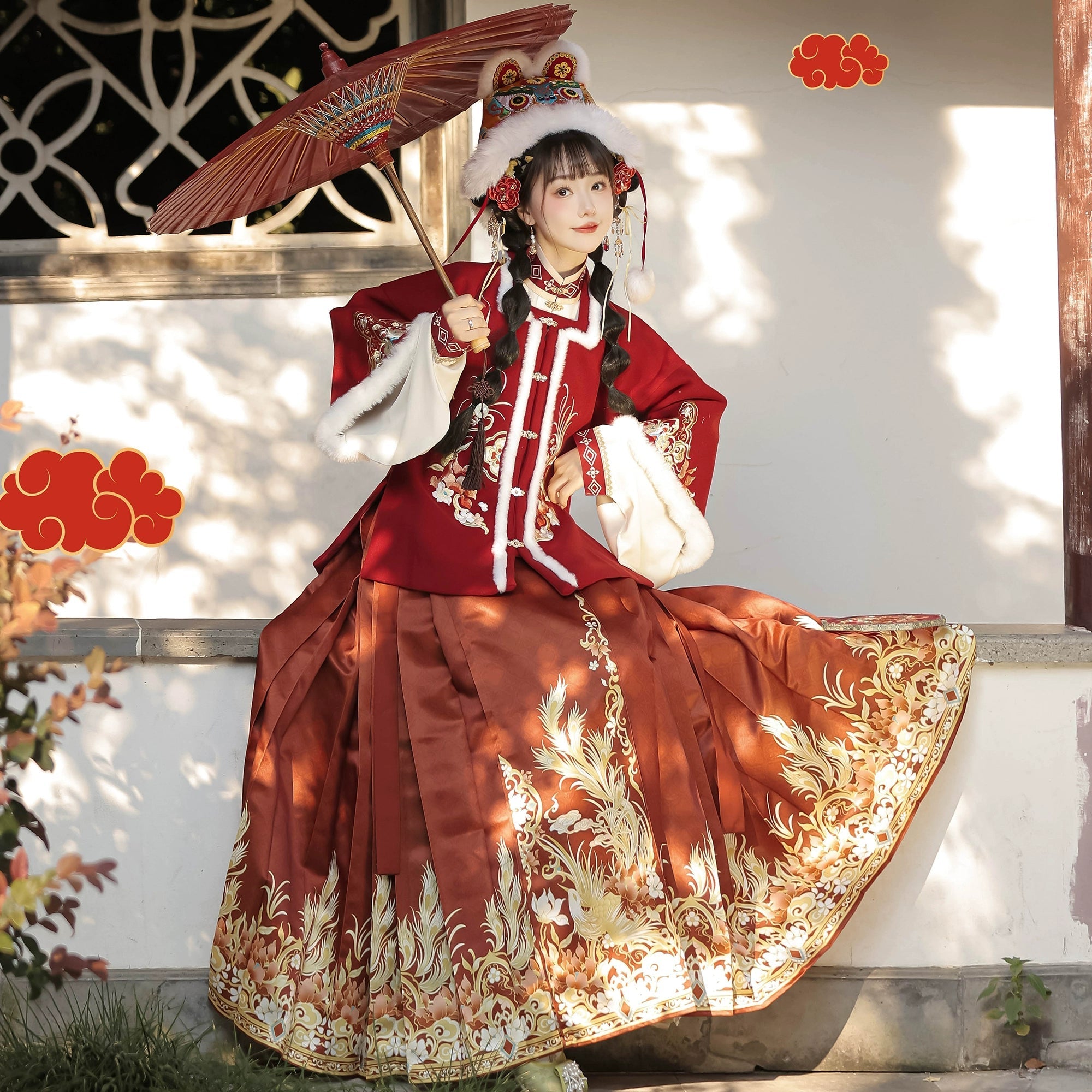 (Final Sale)"岁岁年年"Ming- Dynasty Hanfu Set