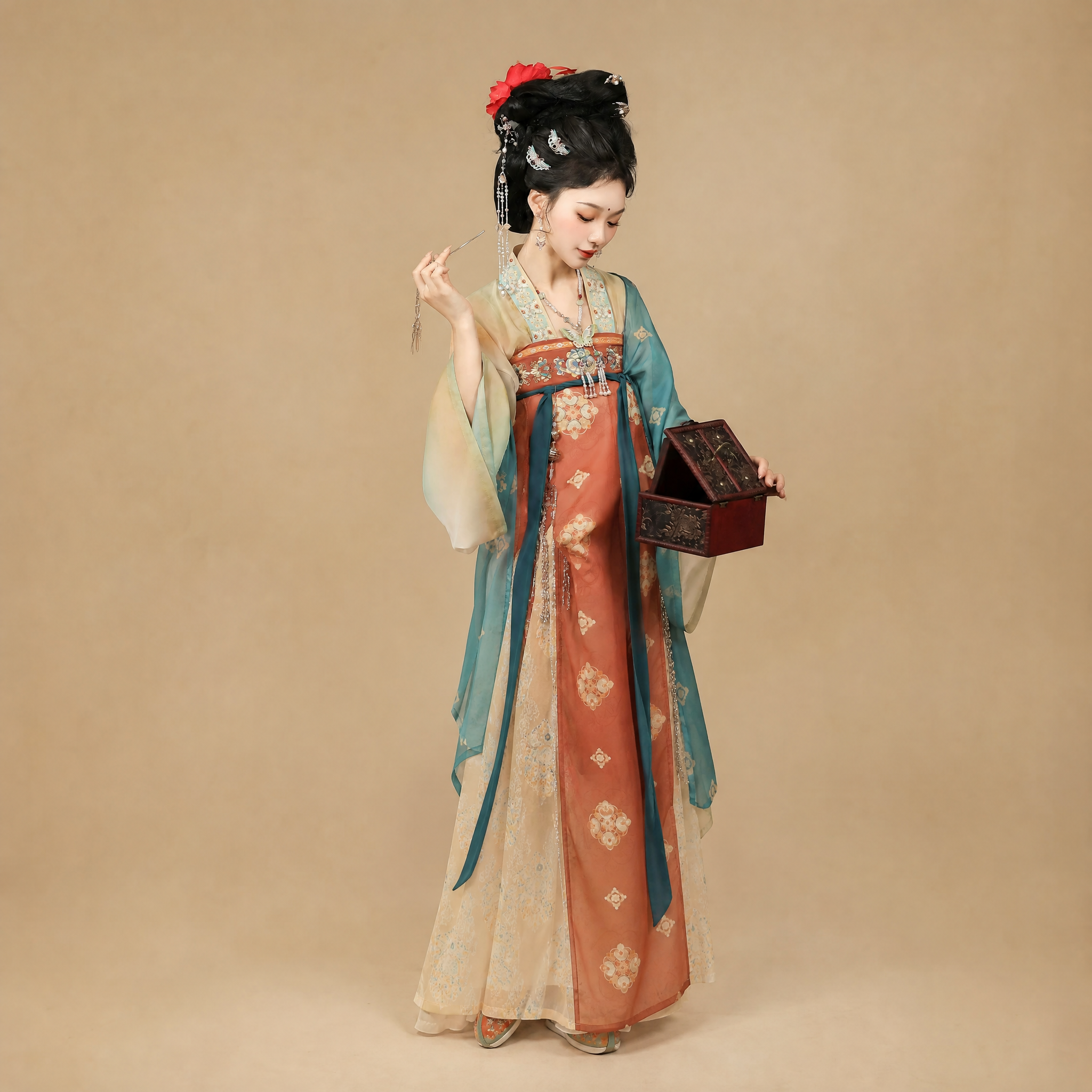 芳华国色 Tang-Style Qi Xiong Set