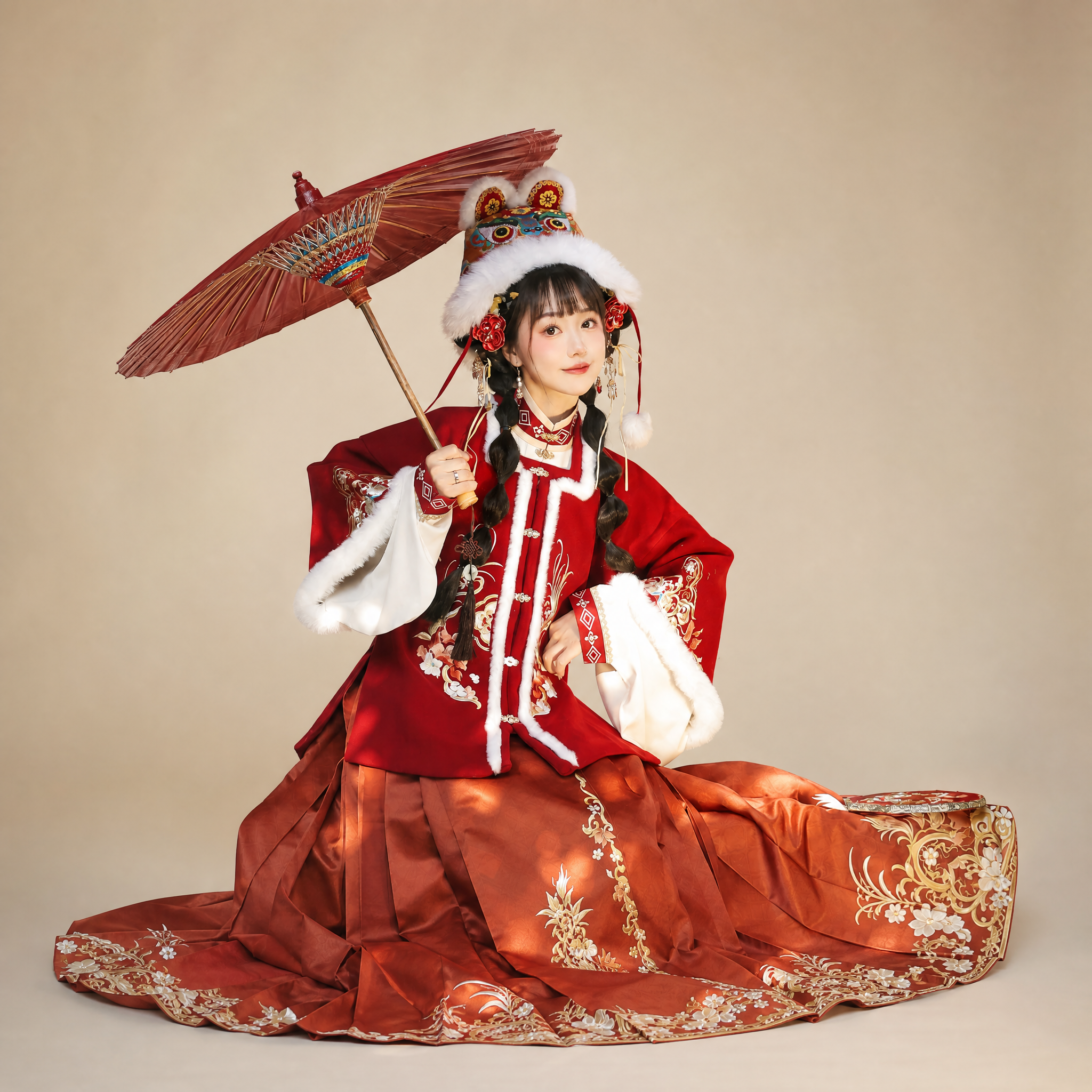 岁岁年年 Phoenix Brocade Mamian Set