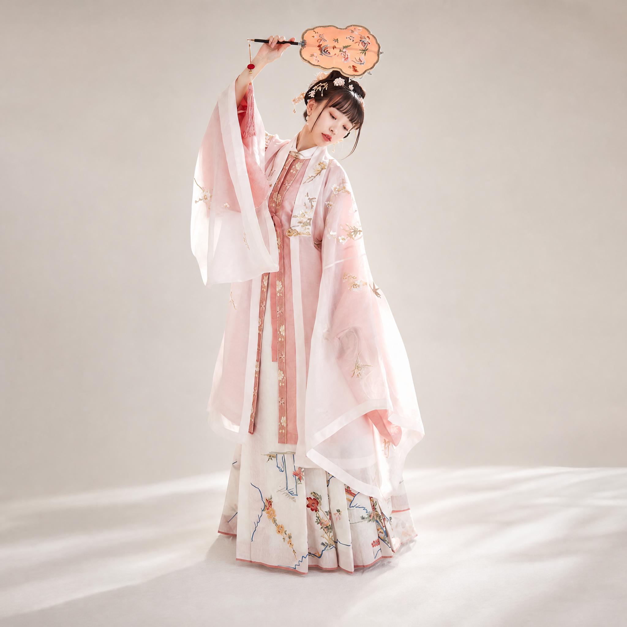 Moonlit Blossom Mamian Skirt Set