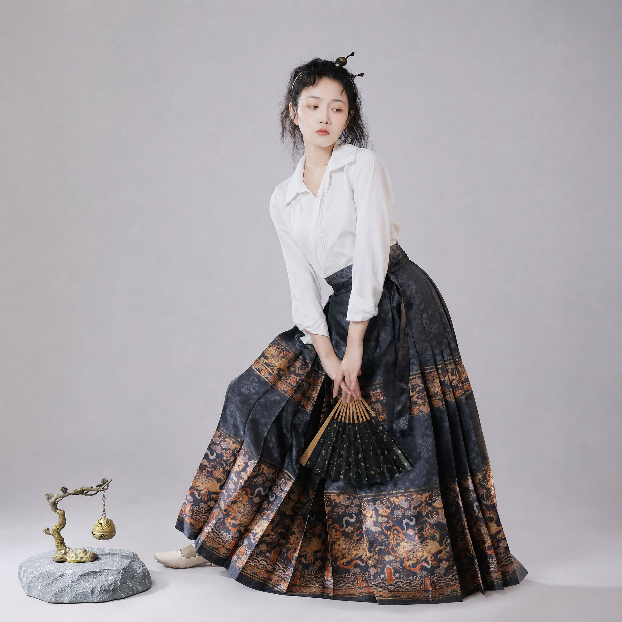 狮子球 Mamian Skirt Set