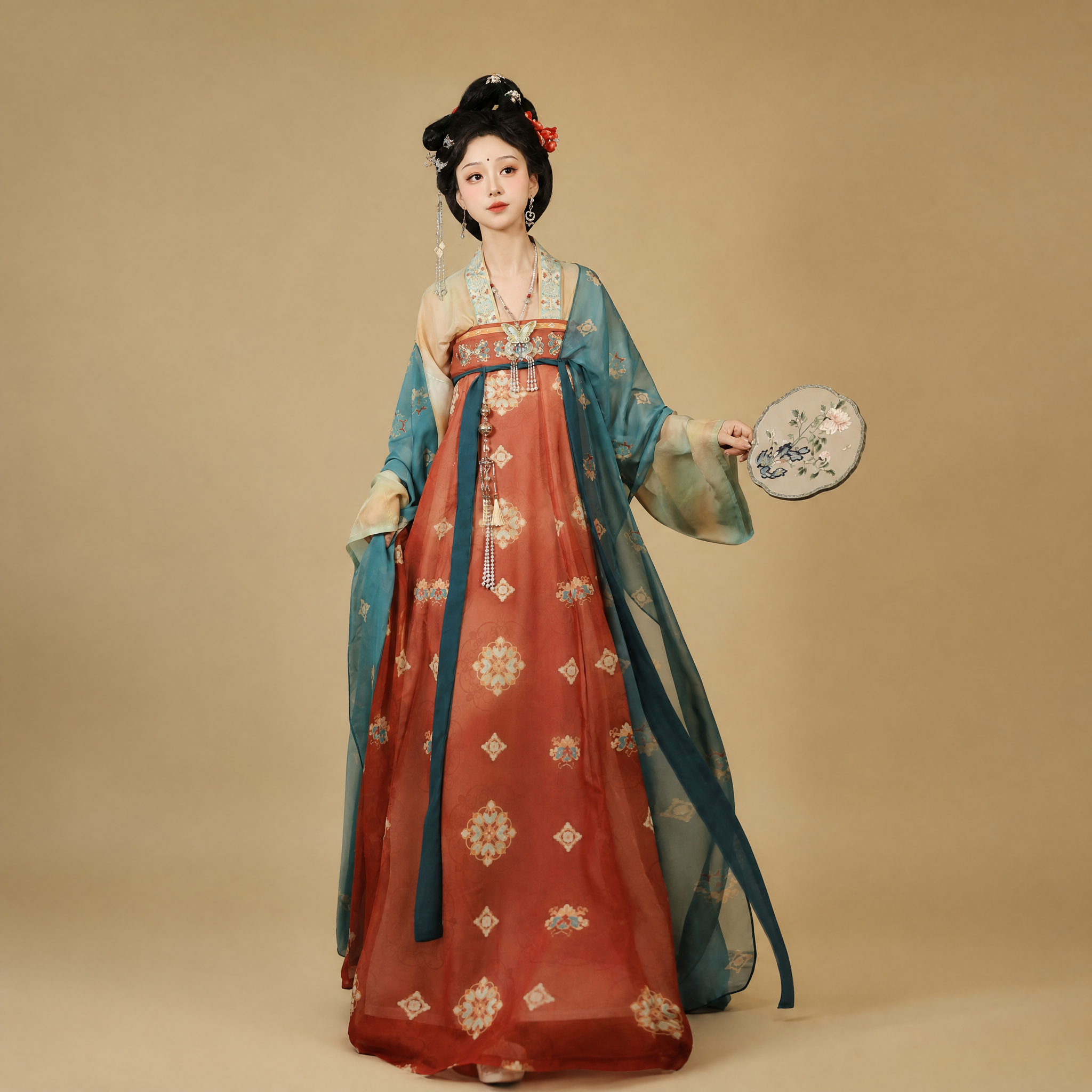 芳华国色 Tang-Style Qi Xiong Set