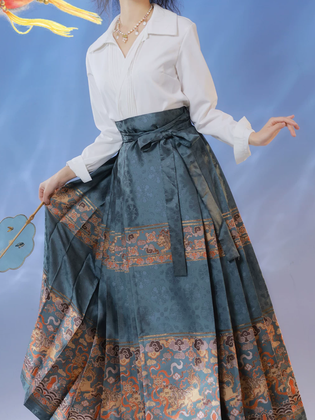 狮子球 Mamian Skirt Set