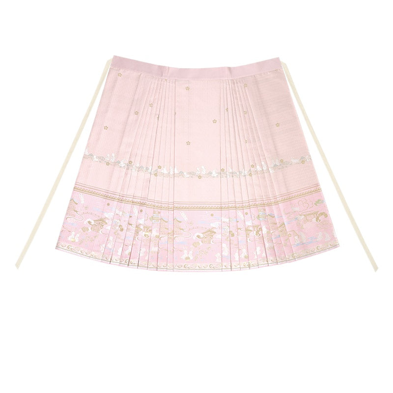 (Final Sale) “溶溶月” Ming Dynasty Hanfu Set