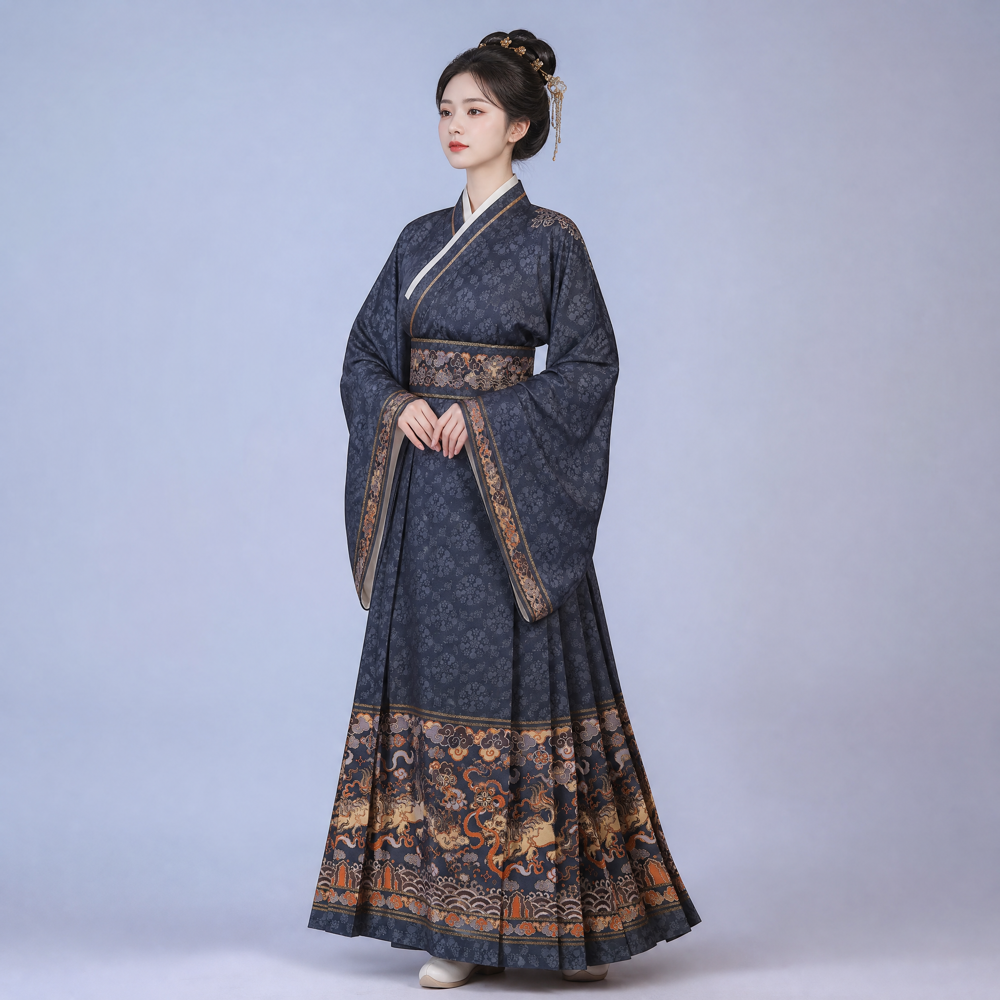 狮子球 Mamian Skirt Set