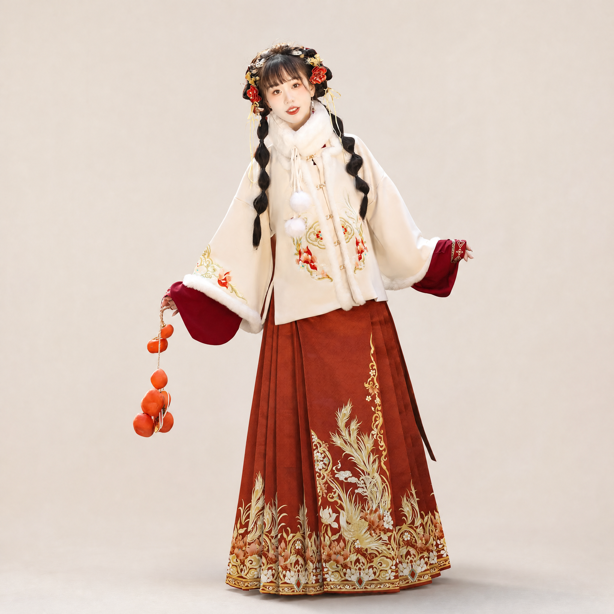 岁岁年年 Phoenix Brocade Mamian Set