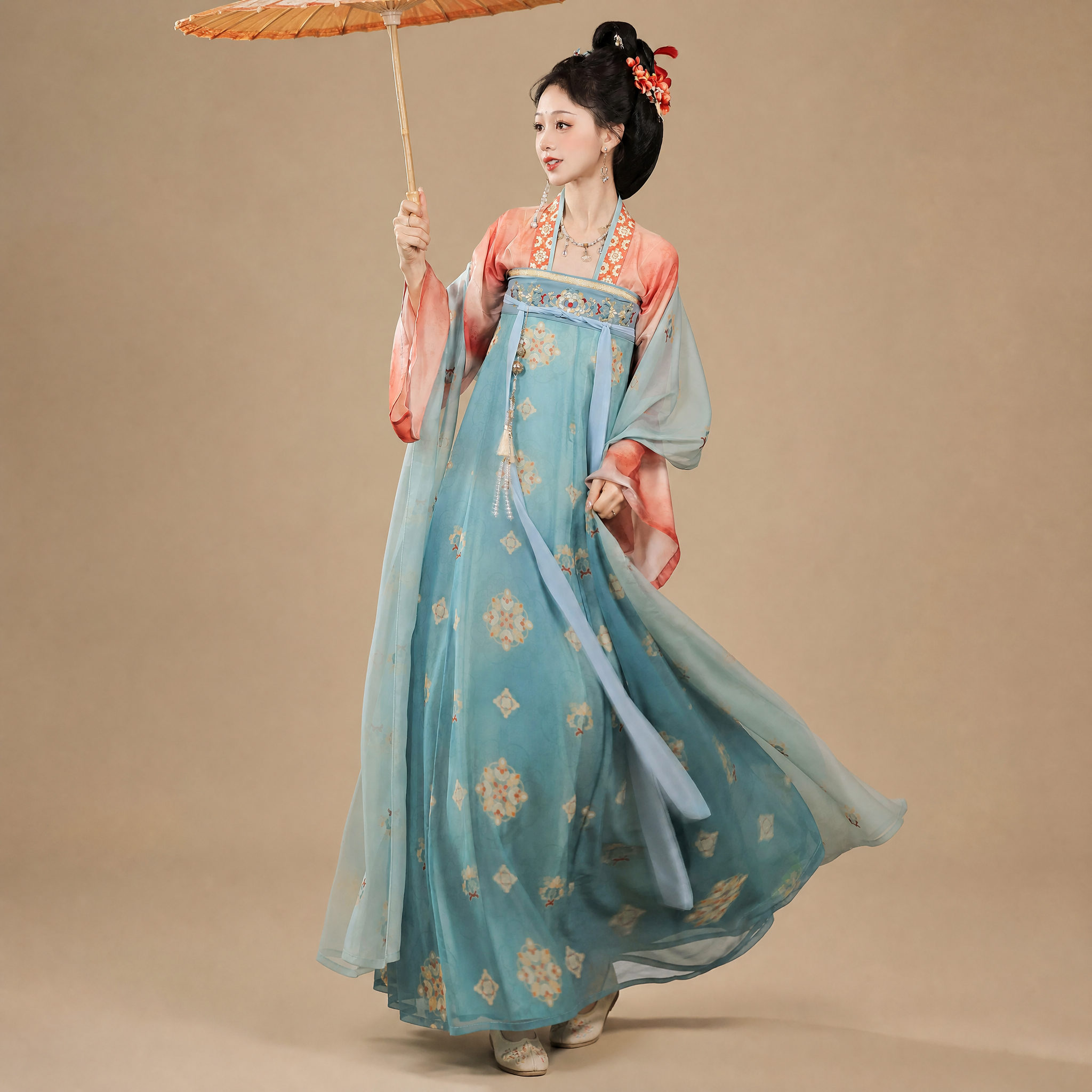 芳华国色 Tang-Style Qi Xiong Set