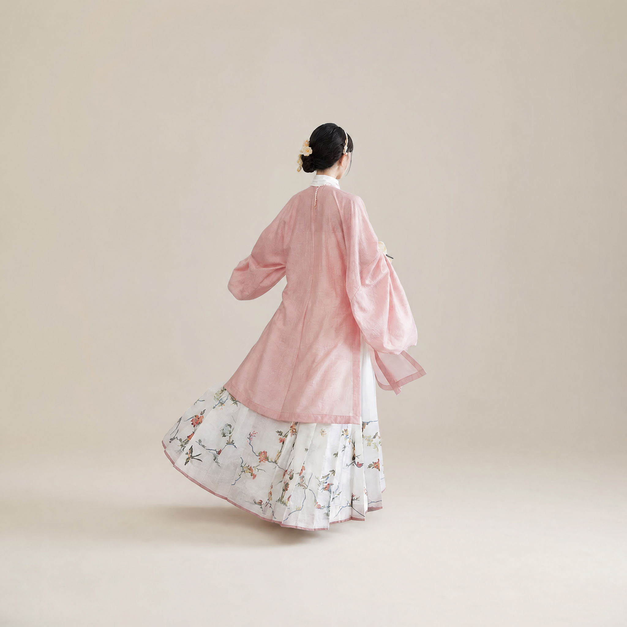 Moonlit Blossom Mamian Skirt Set