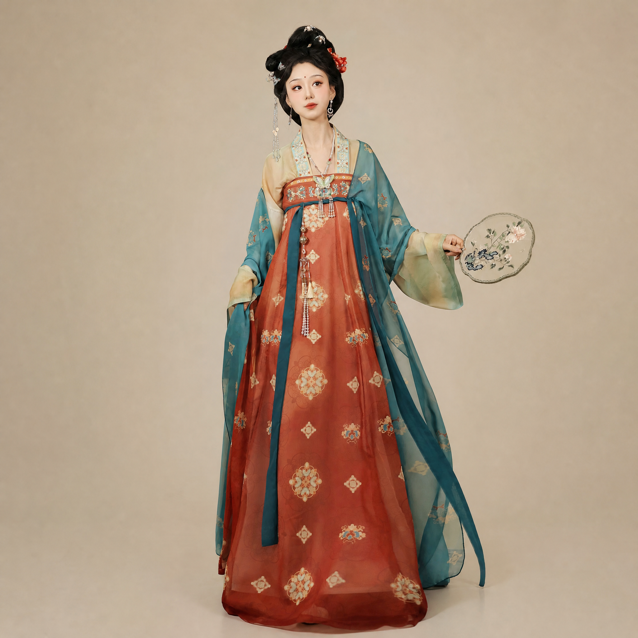 芳华国色 Tang-Style Qi Xiong Set
