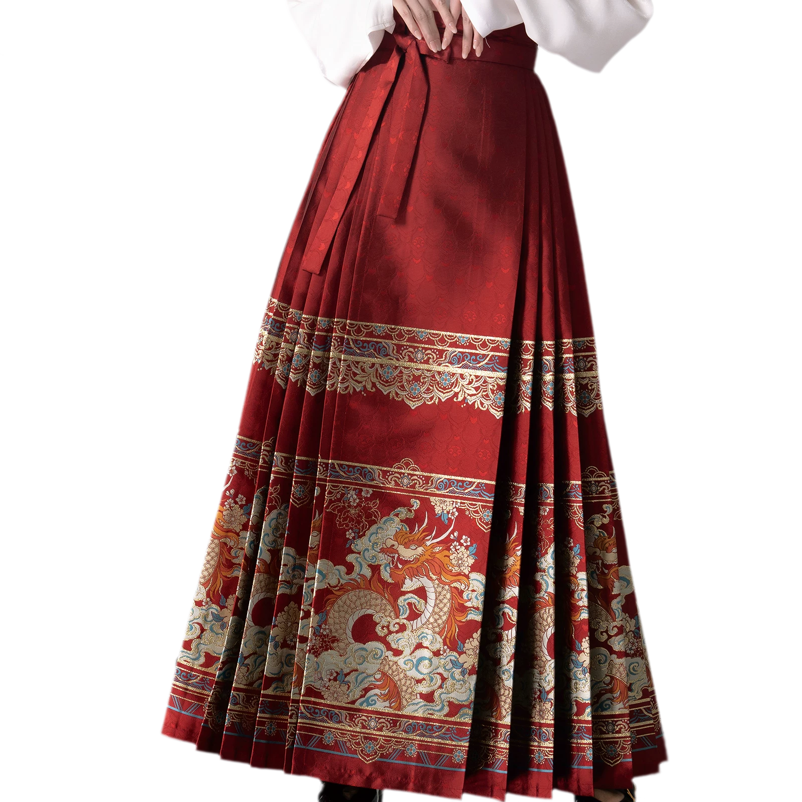 游龙踏雪 Brocade Mamian Skirt Set