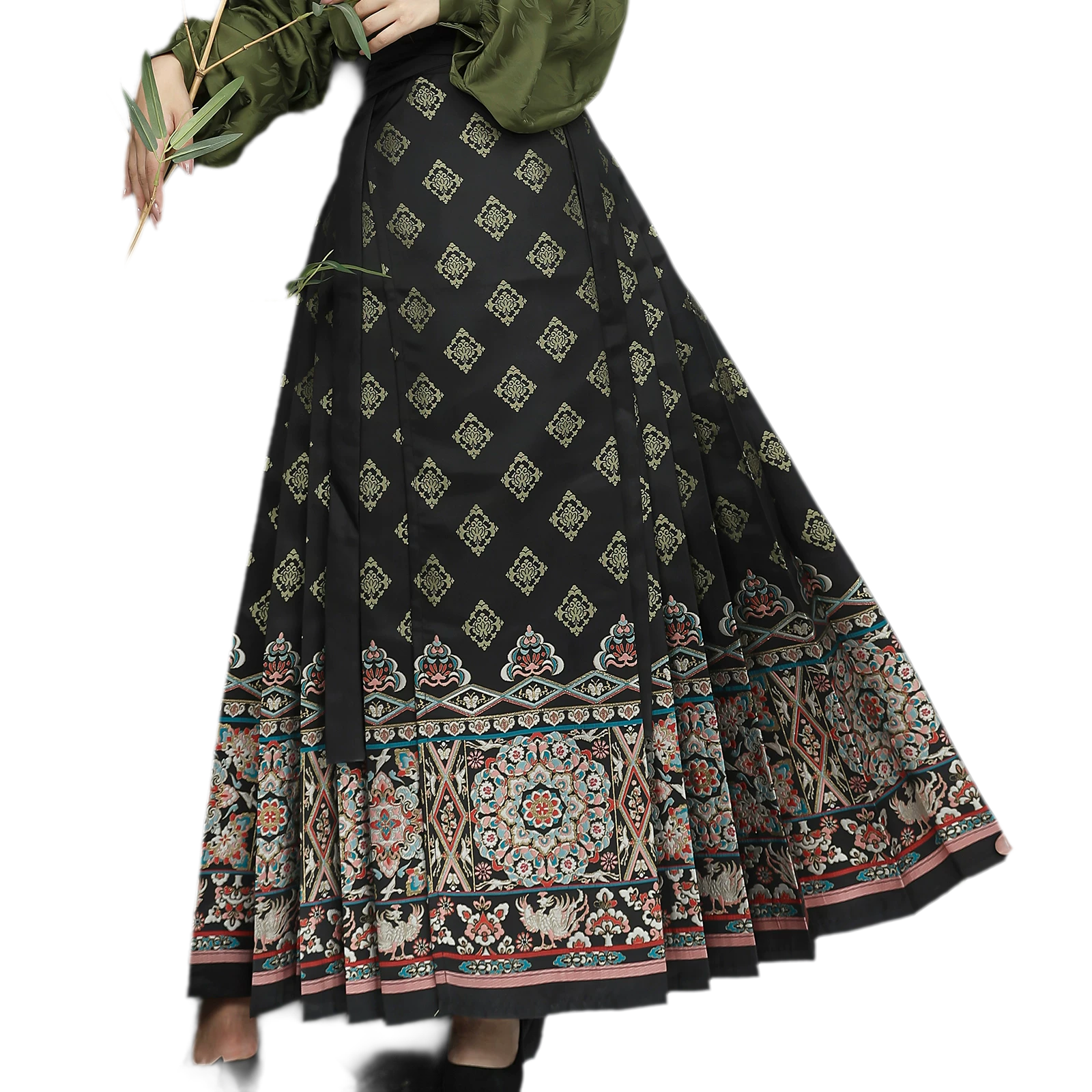 明月松间 Spirited Moon Pine Mamian Skirt