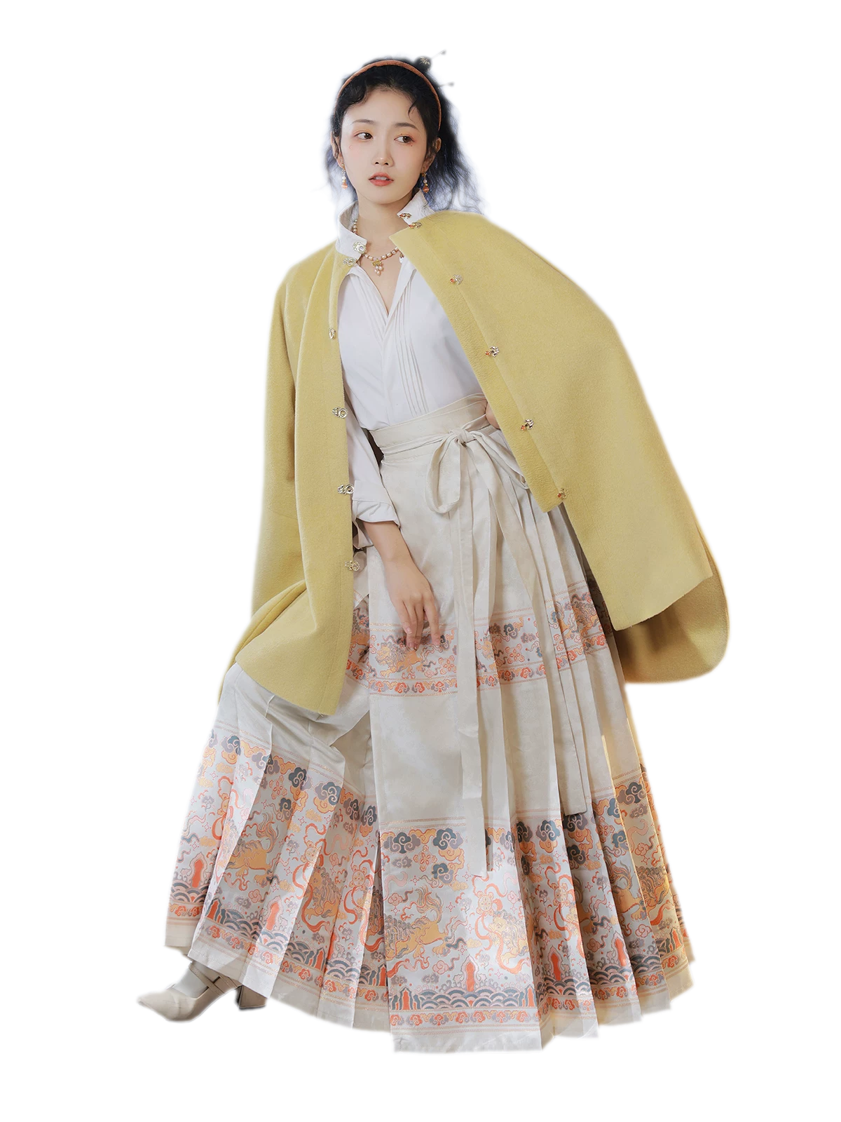 狮子球 Mamian Skirt Set