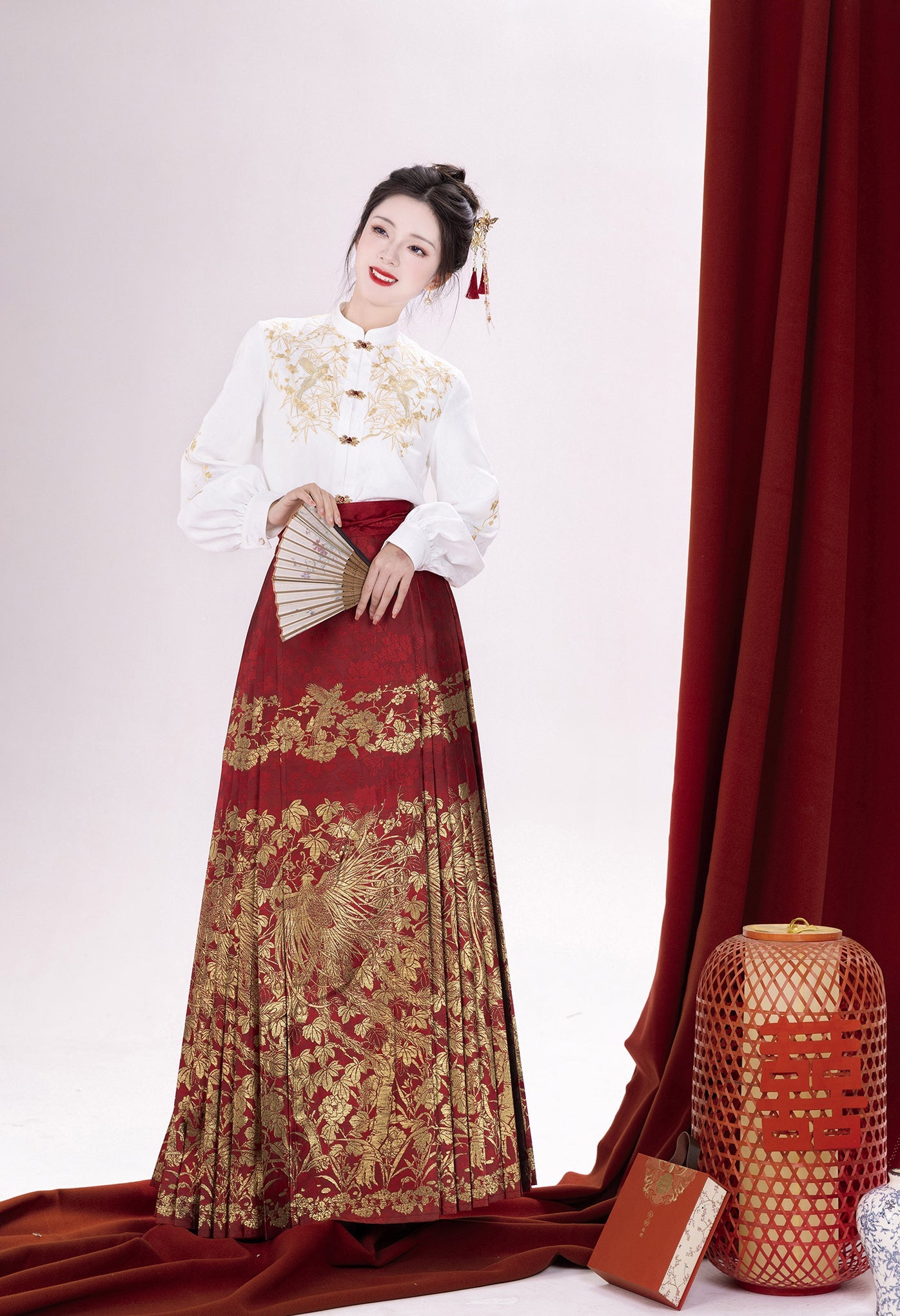 (Final Sale) "梧凤之鸣"Ming-Dynasty Hanfu Set