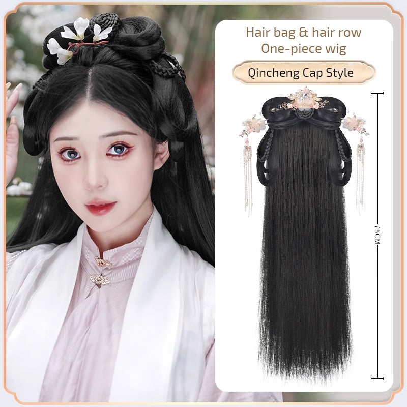 倾城 QINGCHENG One-piece Wig Hairpiece