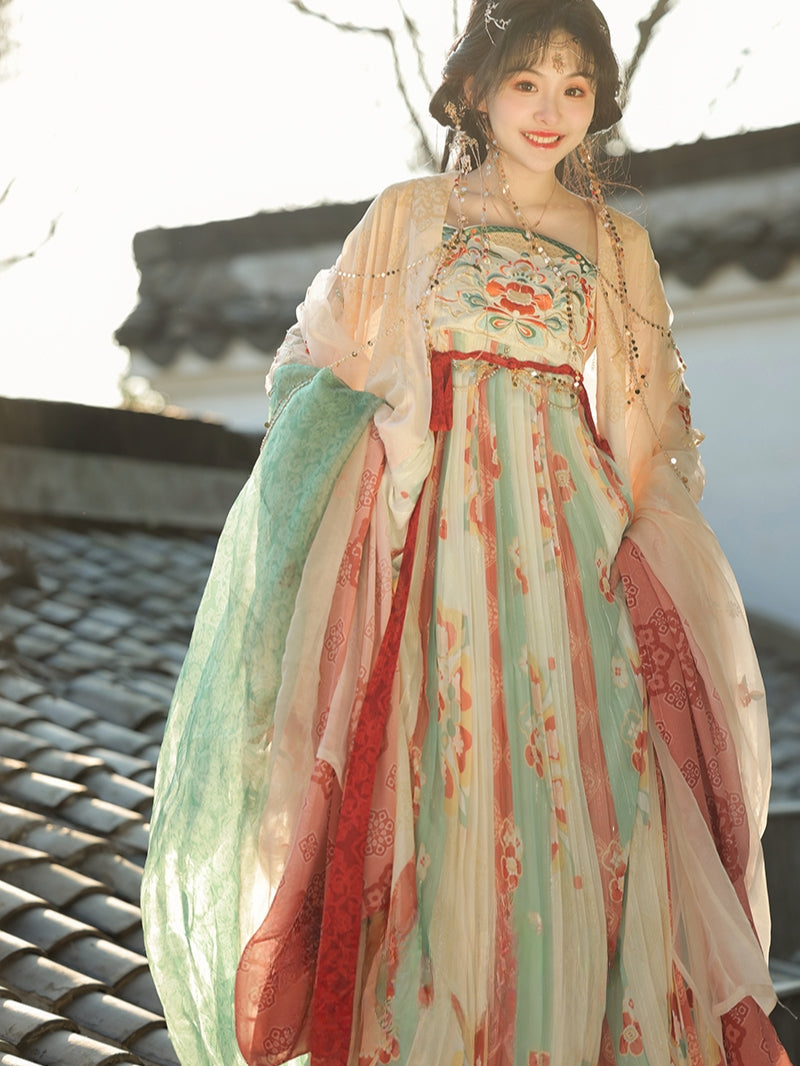 "长安乐" Tang Dynasty Hanfu Set