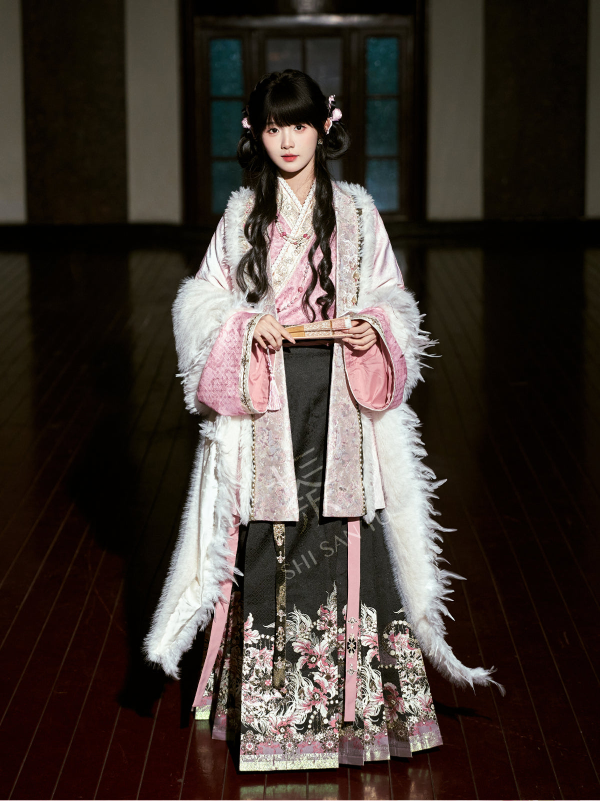 [凤羽芙蓉] PHOENIX FEATHER EMBROIDERED GOLD HANFU SET