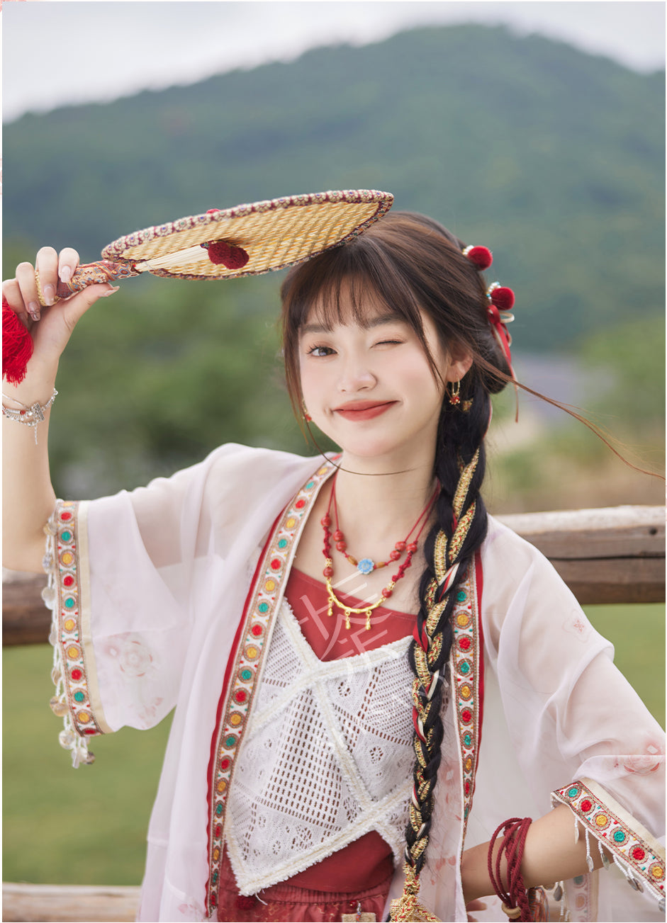 "逍遥弦歌" Modern-style Hanfu Set