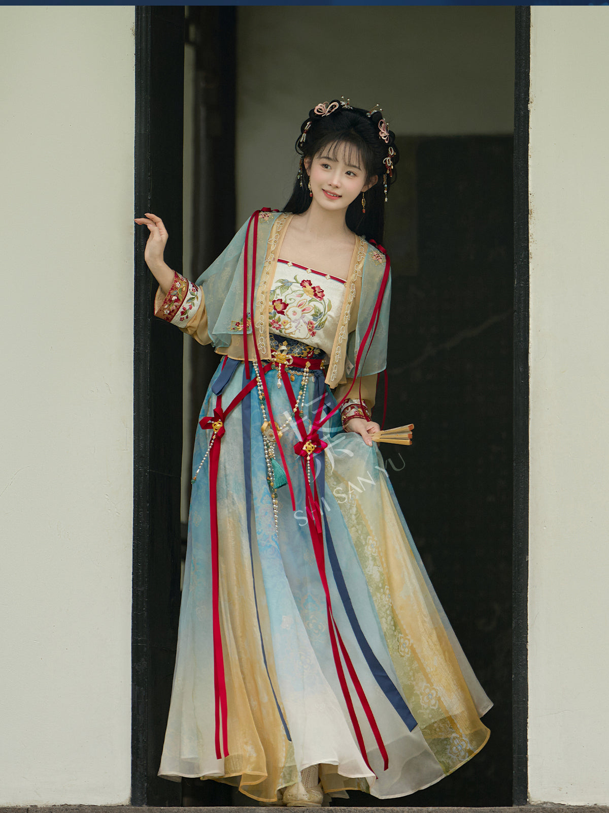 [妙言星河-《永夜星河》联名] COLLABORATION HANFU SET