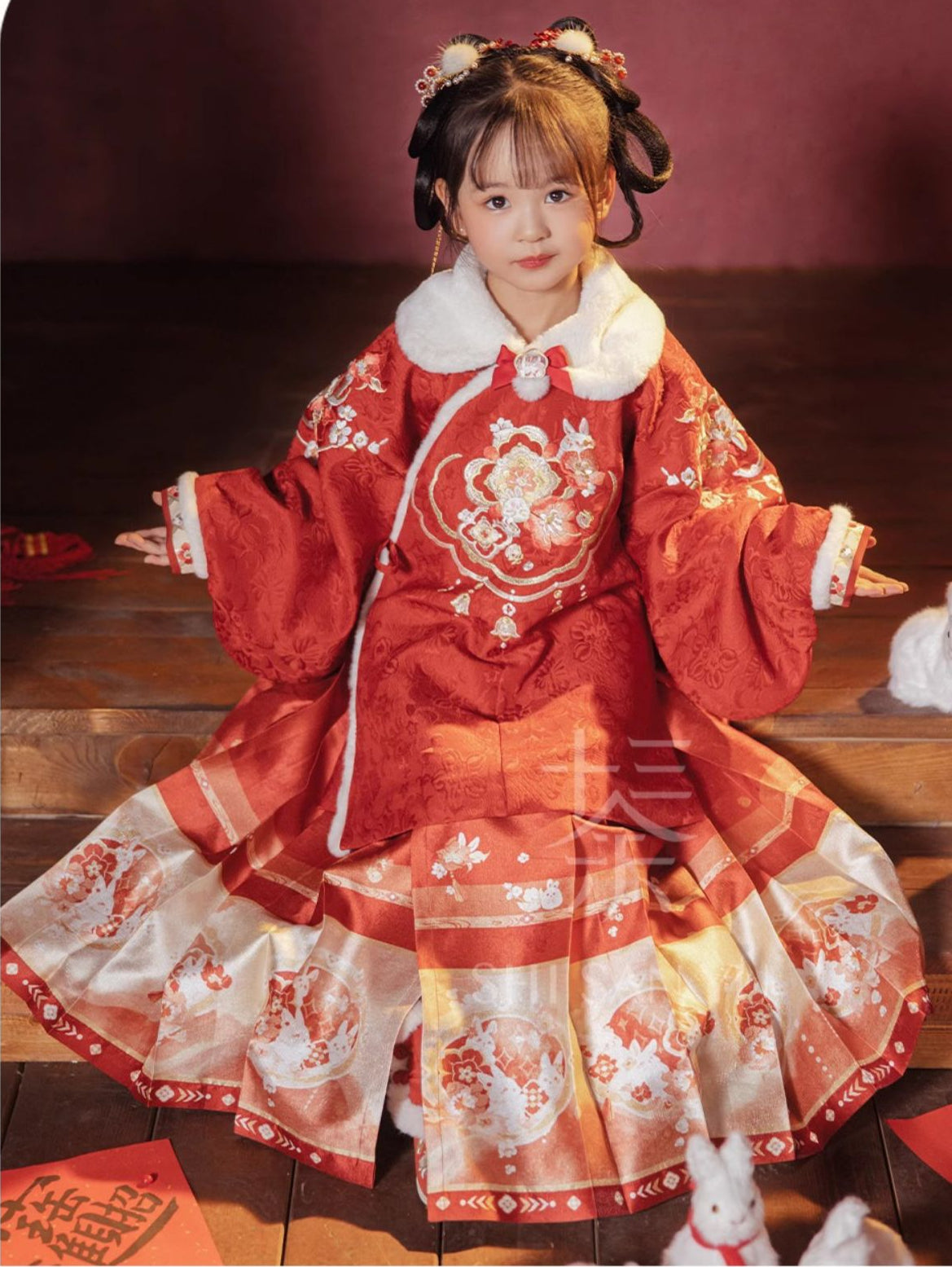 "吉兔贺春"Hanfu for Kids