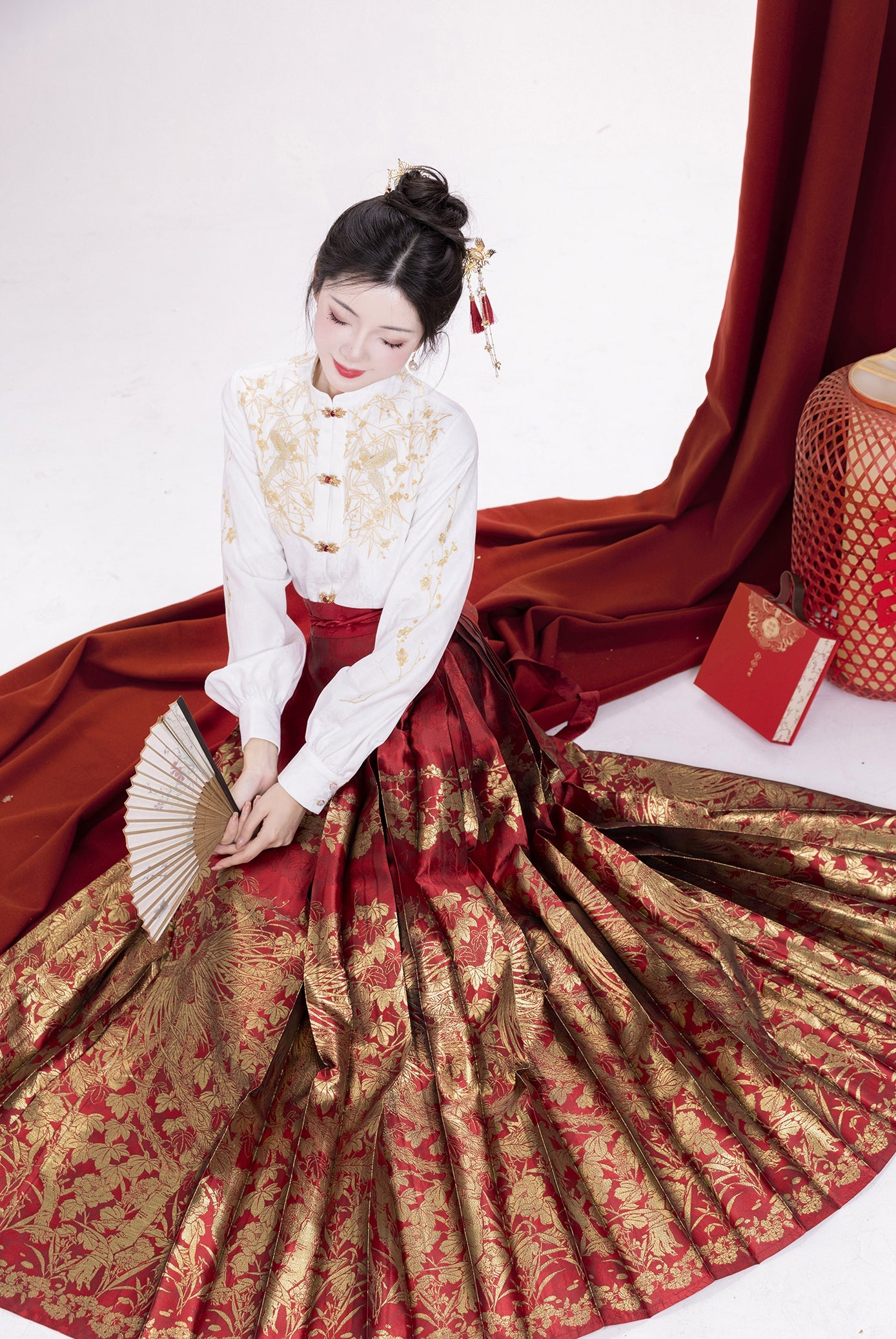 (Final Sale) "梧凤之鸣"Ming-Dynasty Hanfu Set