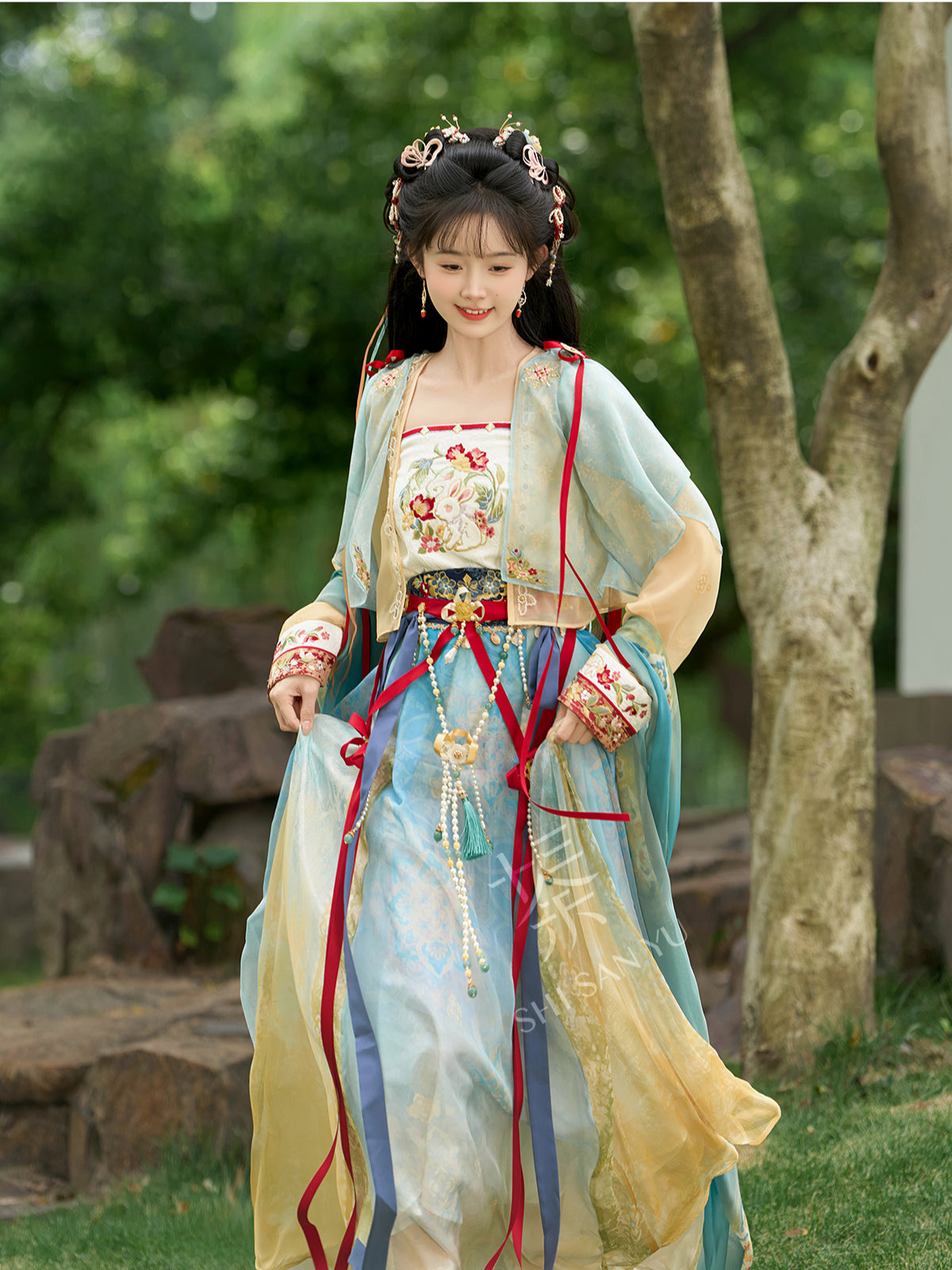 [妙言星河-《永夜星河》联名] COLLABORATION HANFU SET