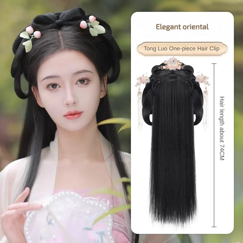 铜落 TONG LUO One-piece Wig Hairpiece