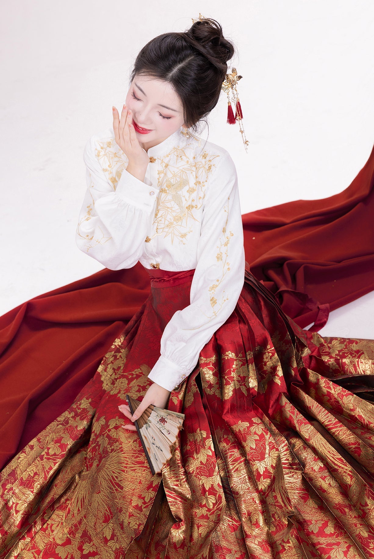 (Final Sale) "梧凤之鸣"Ming-Dynasty Hanfu Set