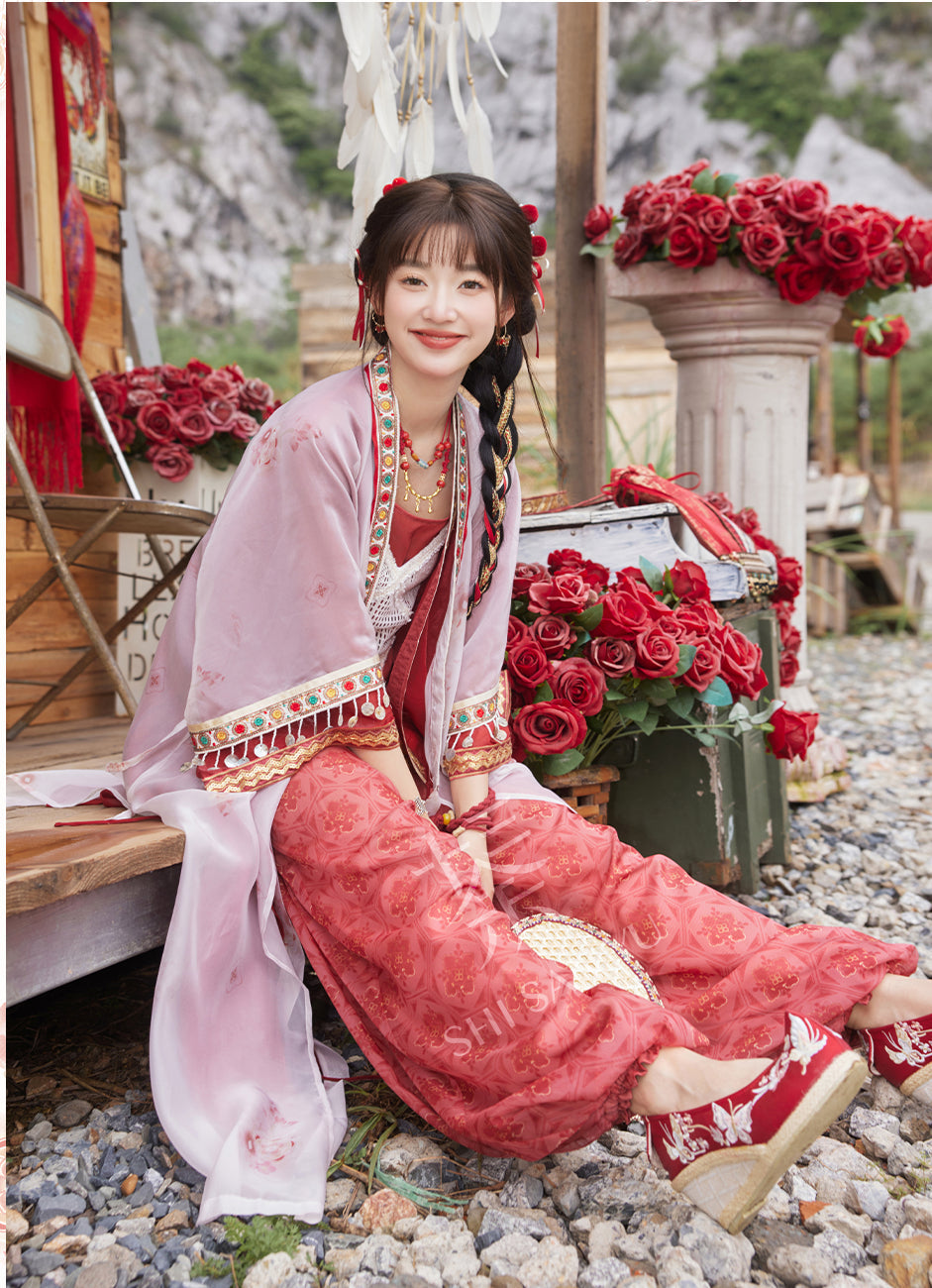 "逍遥弦歌" Modern-style Hanfu Set