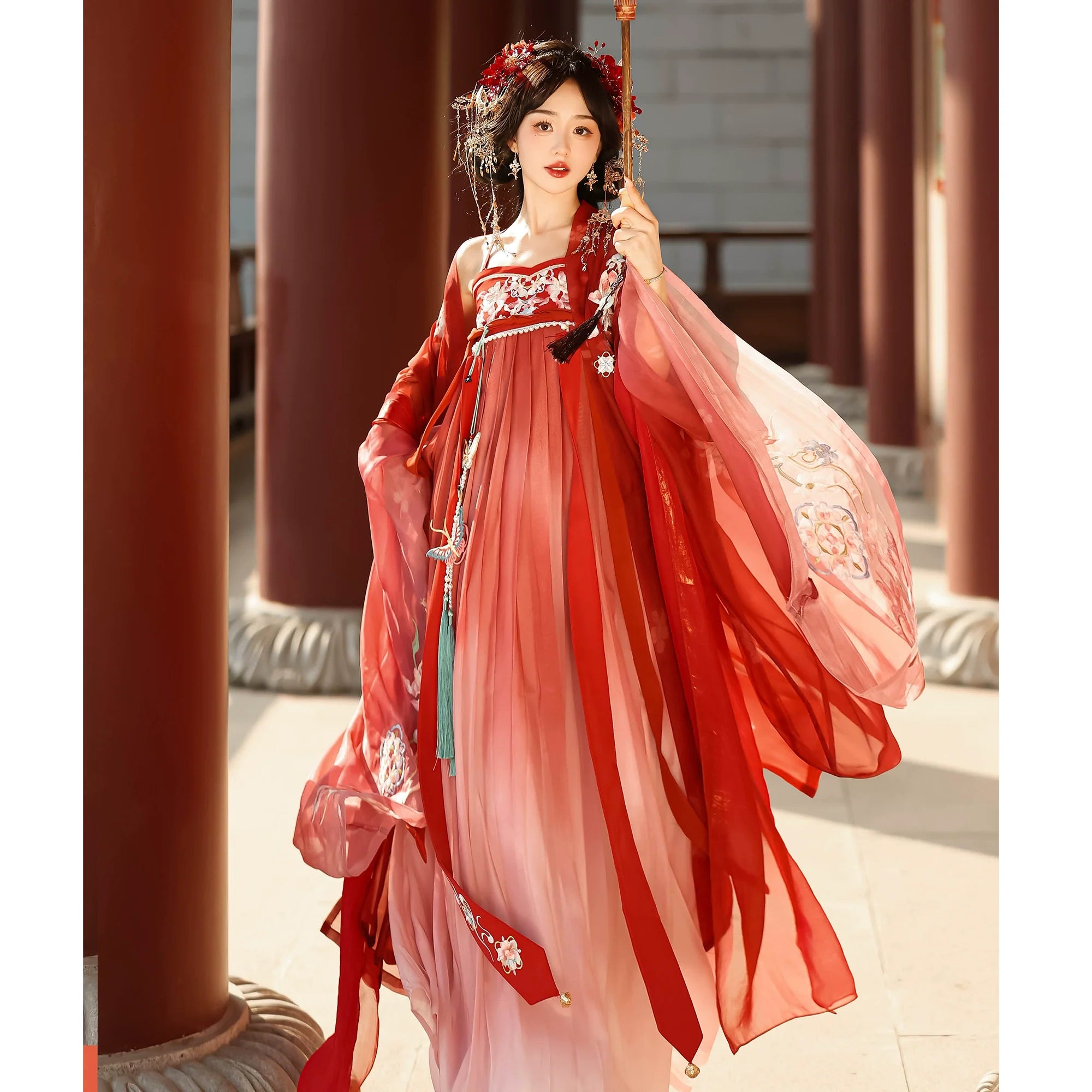 "远山芙蓉" Tang Dynasty Hanfu Set