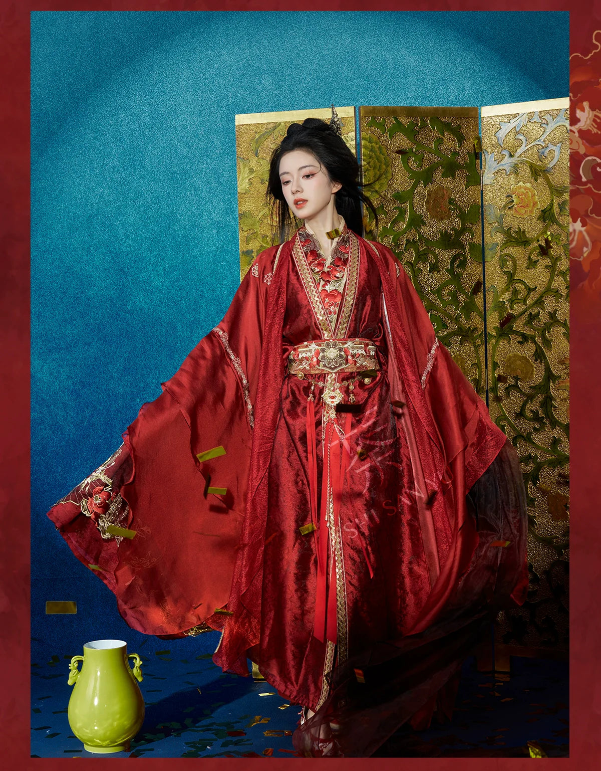 "灼灼相思" Wedding Hanfu Set