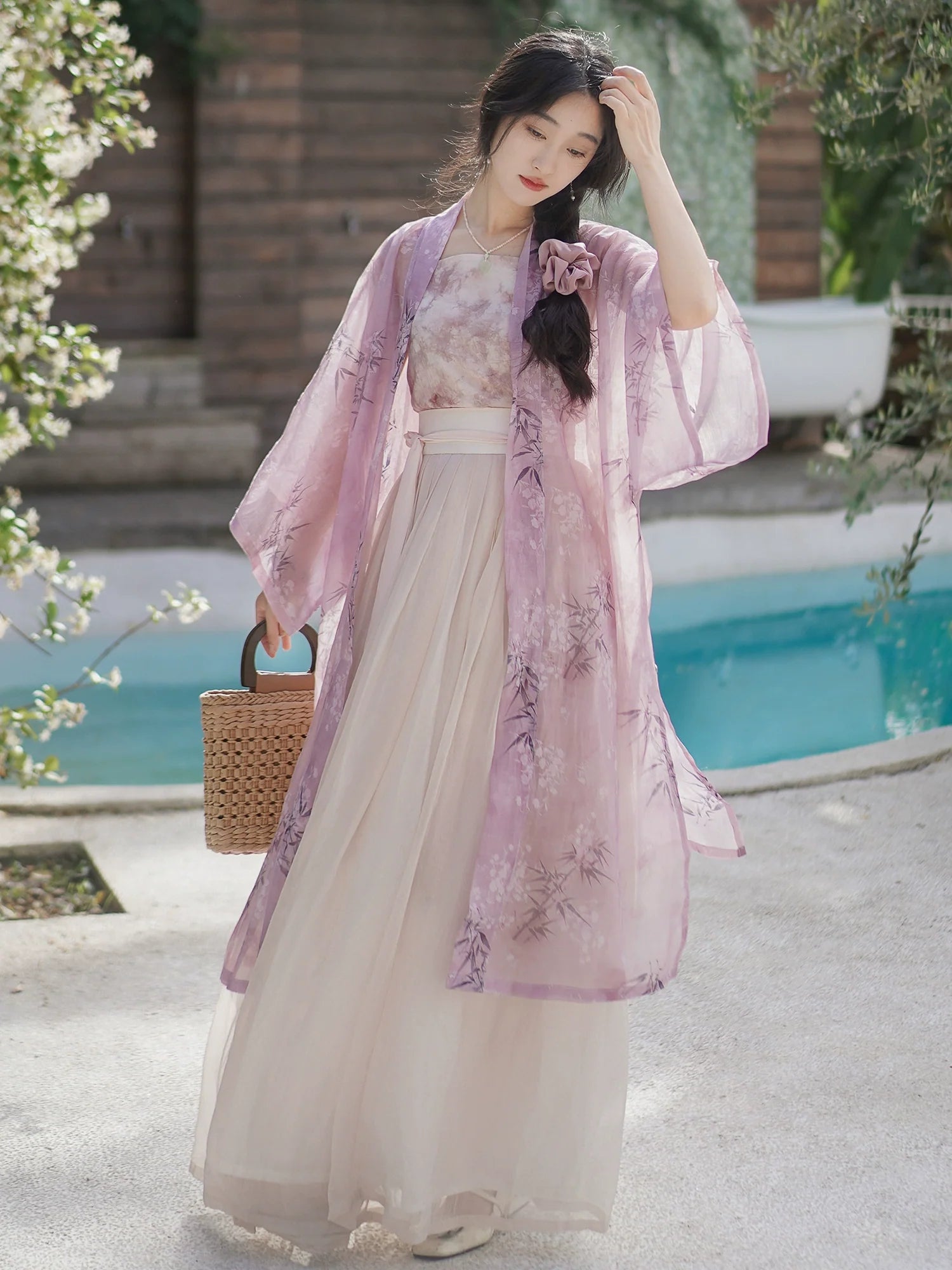 "初恋" Song Dynasty Hanfu Set