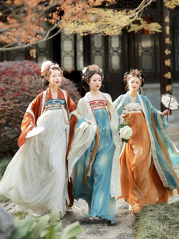 "春宫曲"Tang-Dynasty Hanfu Set