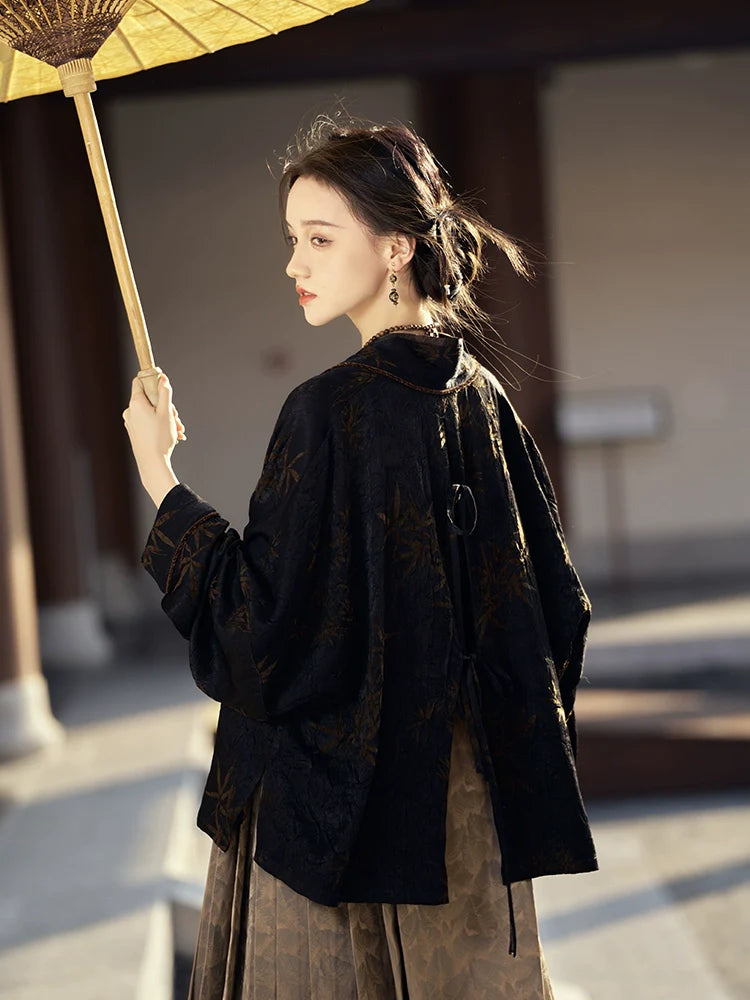 "梧桐诗篇" Modern-style Hanfu Set