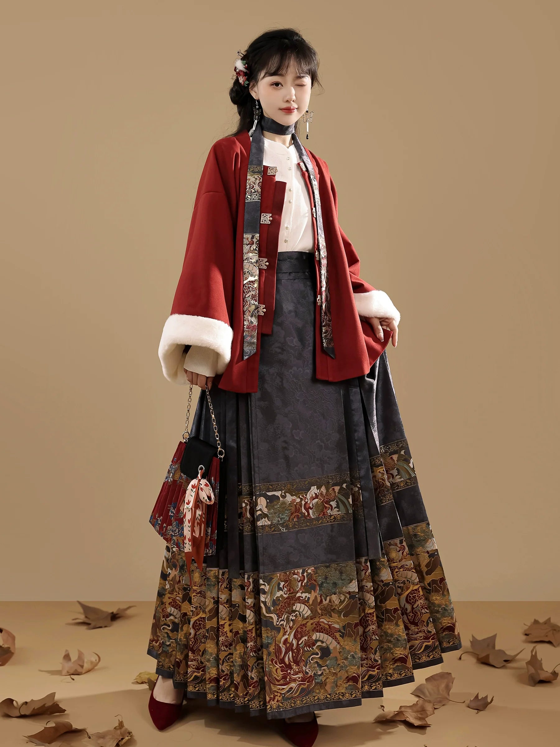 "万事可期"Ming- Dynasty Hanfu Set