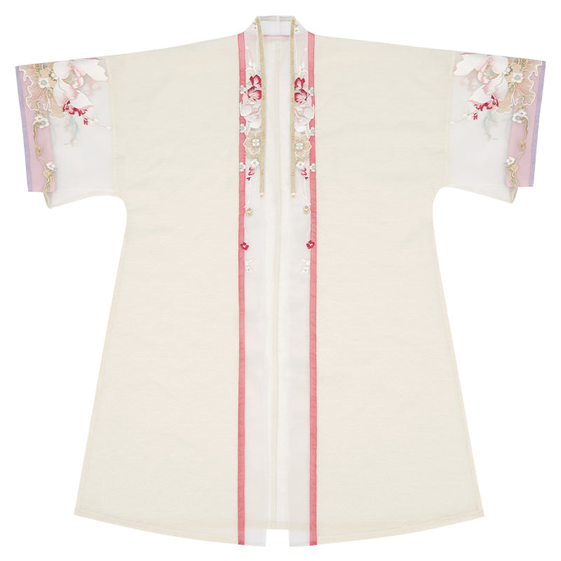 "双生莲" Embroidered Hanfu Two Piece Set