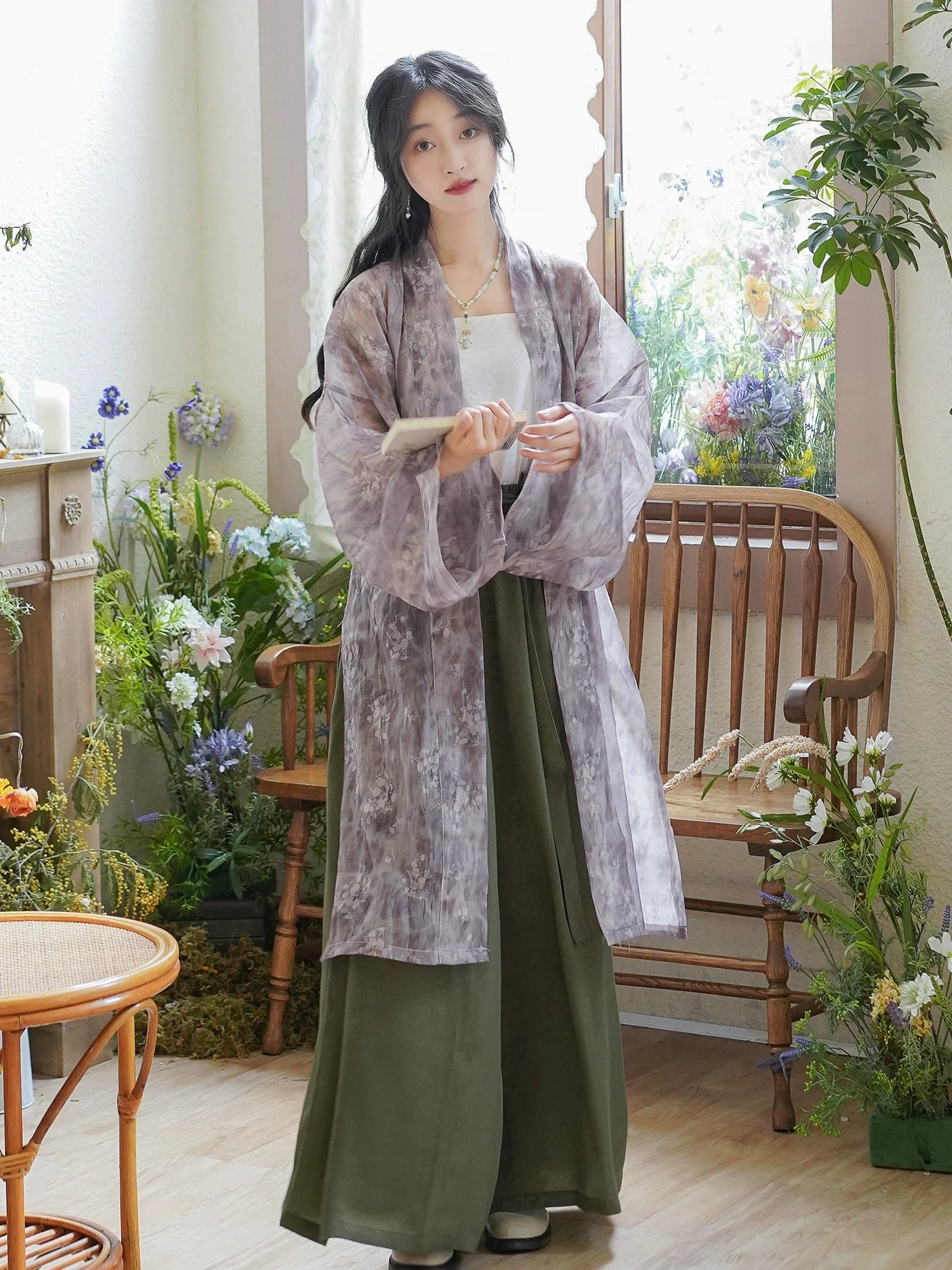 "染夏 " Song Dynasty Hanfu Set