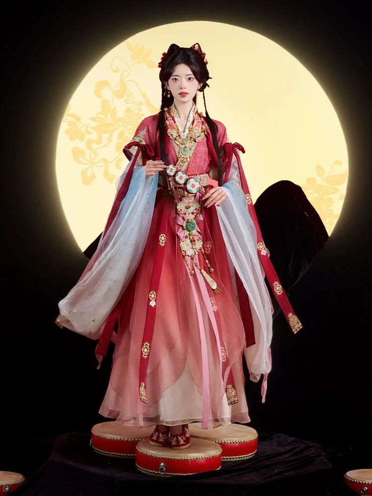 "盛乐之宴" Modern-style Hanfu Set