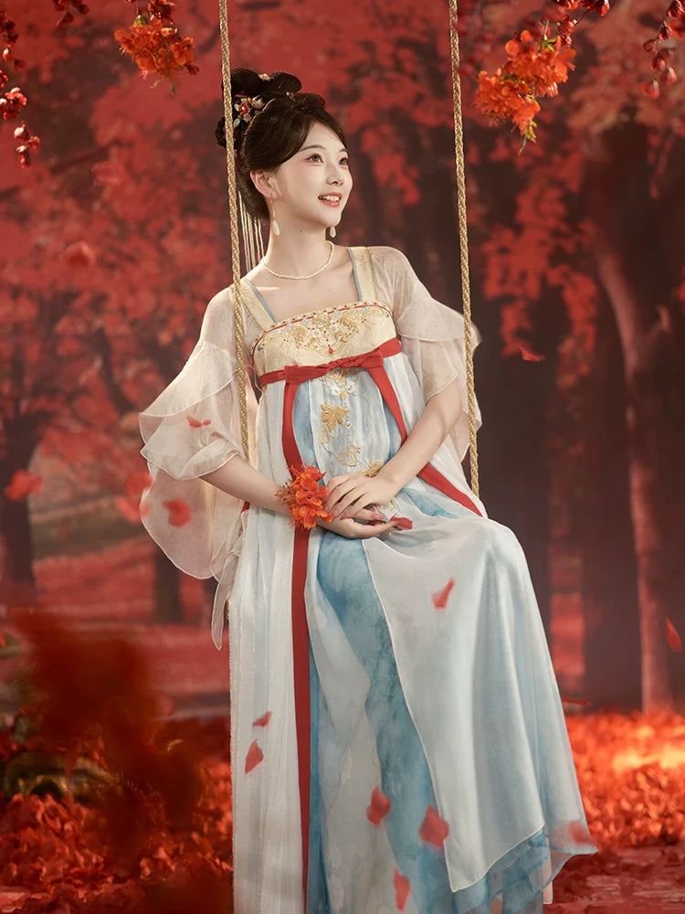 "风月谣" Modern-style Hanfu Dress